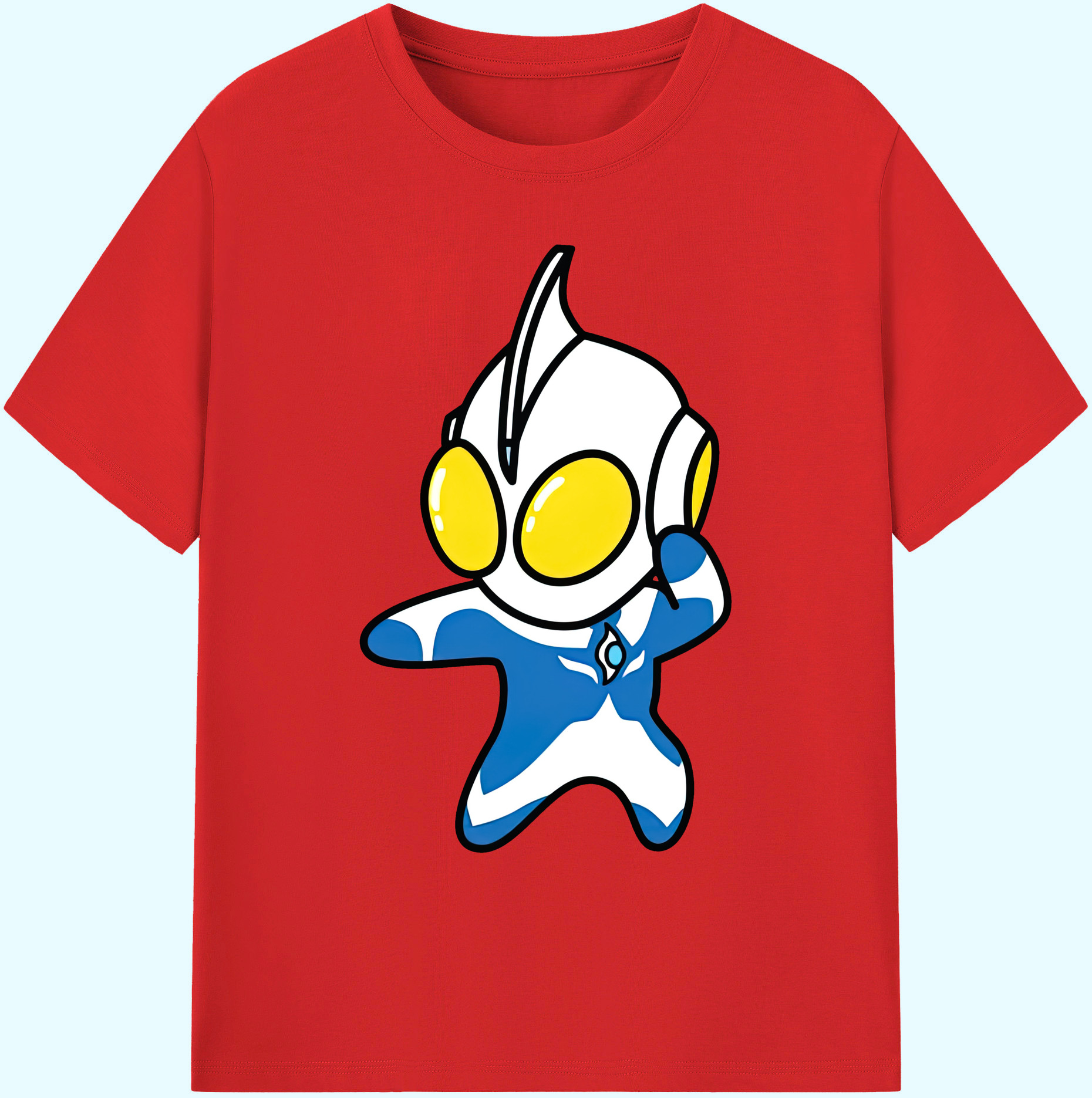 （画像用） ウルトラマン Ultraman 綿100％ メンズ半袖Tシャツ｜肌触りやわらか＆通気性