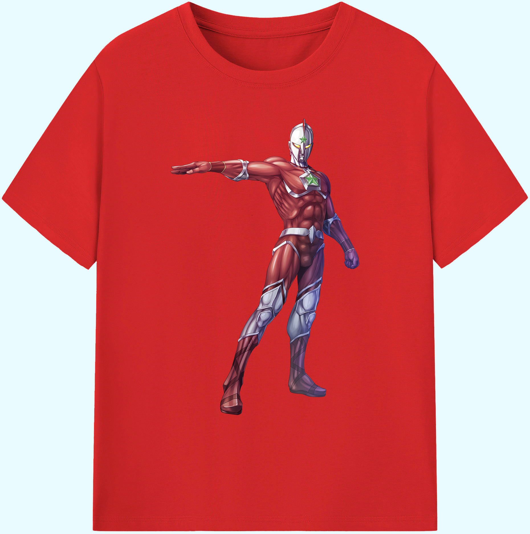（画像用） ウルトラマン Ultraman 綿100％ メンズ半袖Tシャツ｜肌触りやわらか＆通気性