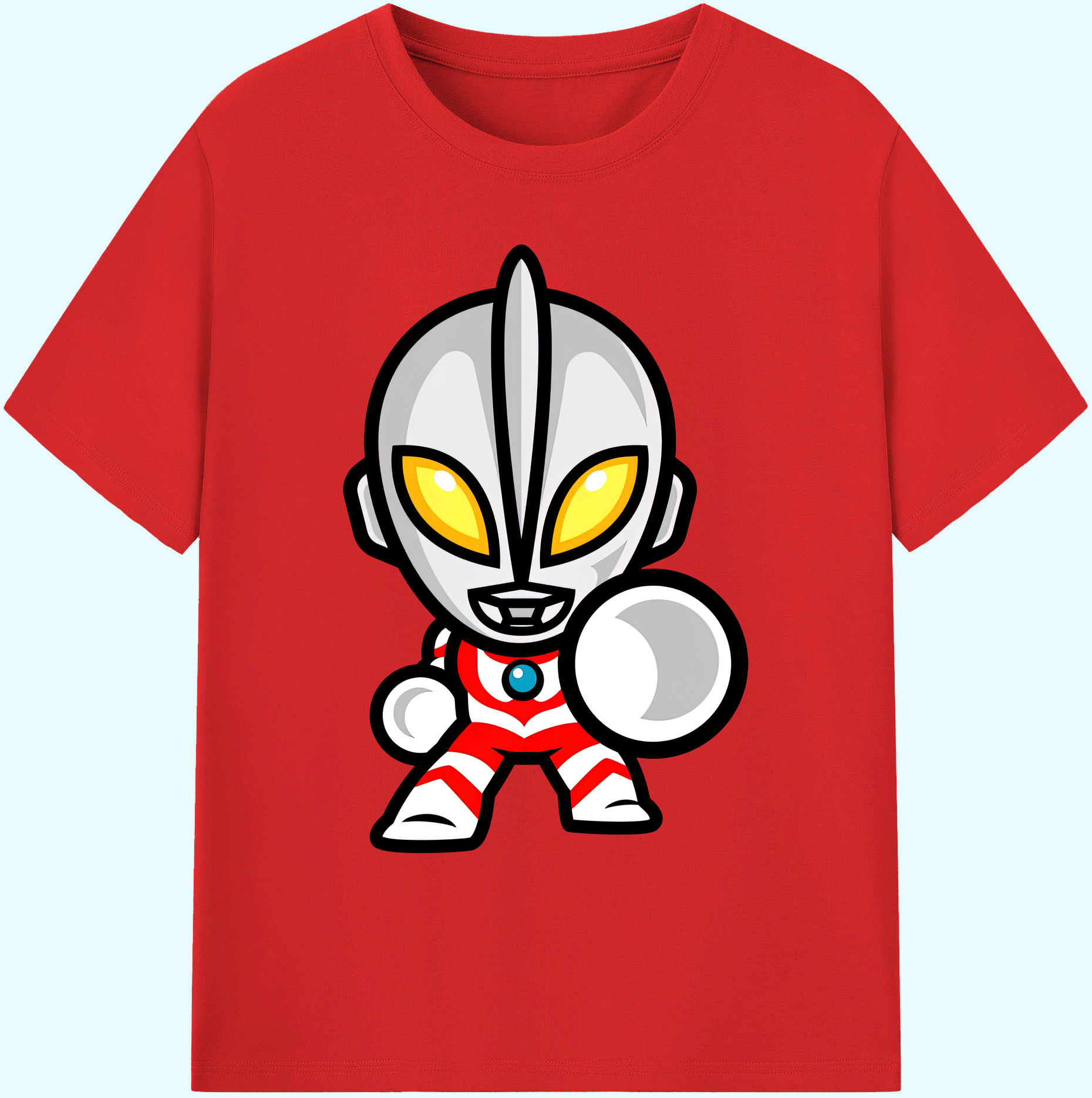 （画像用） ウルトラマン Ultraman 綿100％ メンズ半袖Tシャツ｜肌触りやわらか＆通気性