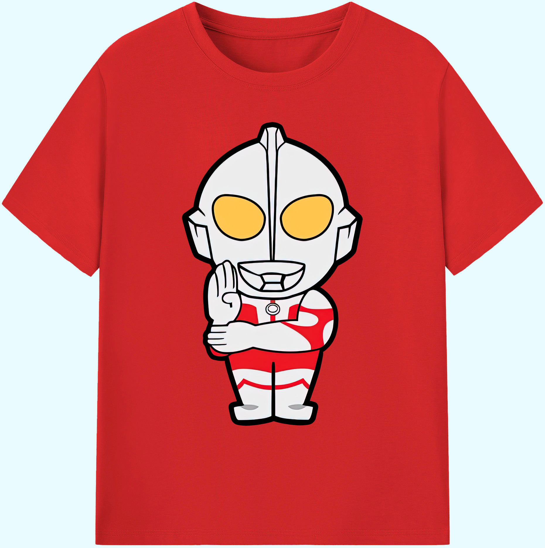 （画像用） ウルトラマン Ultraman 綿100％ メンズ半袖Tシャツ｜肌触りやわらか＆通気性