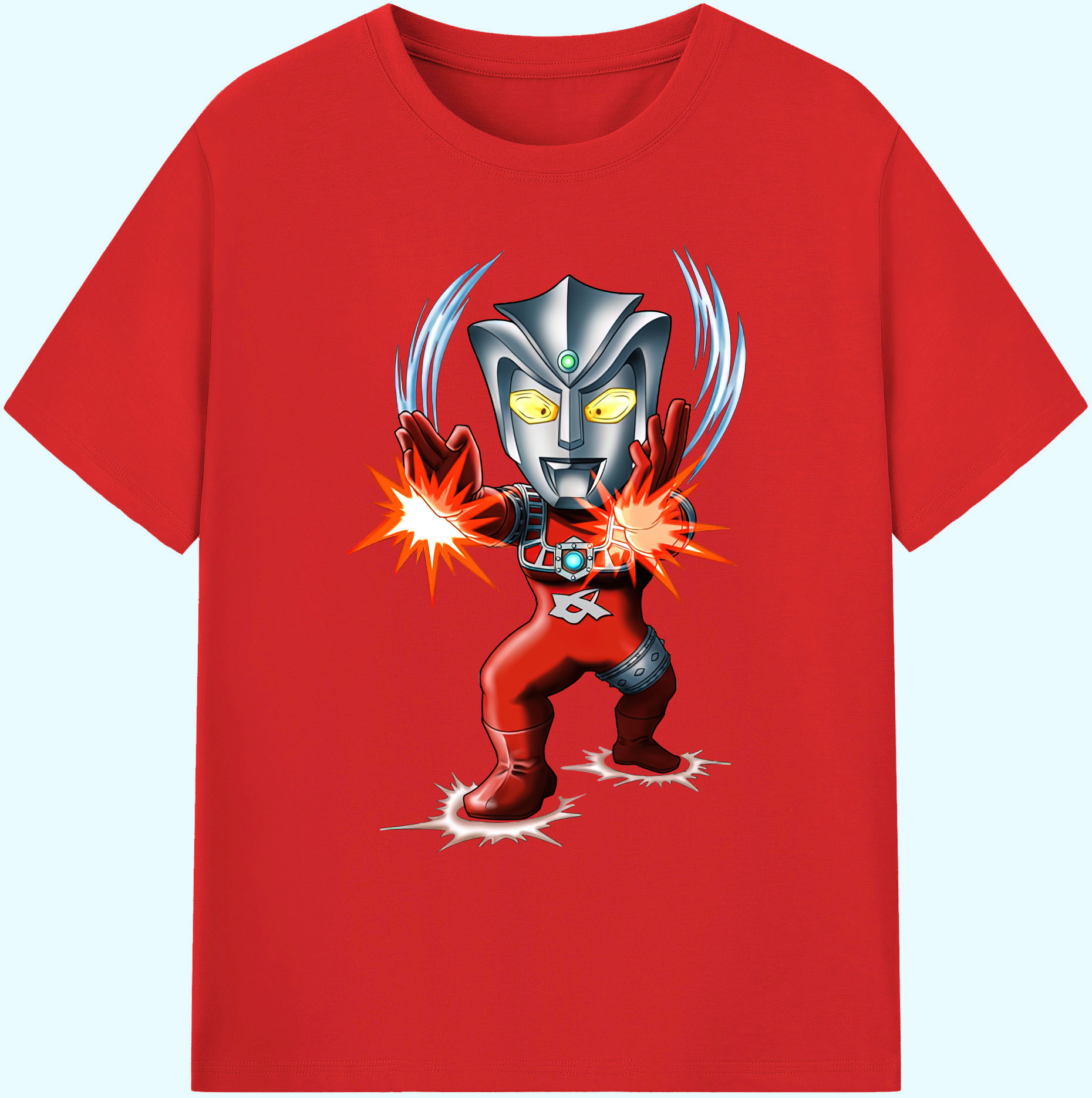 （画像用） ウルトラマン Ultraman 綿100％ メンズ半袖Tシャツ｜肌触りやわらか＆通気性
