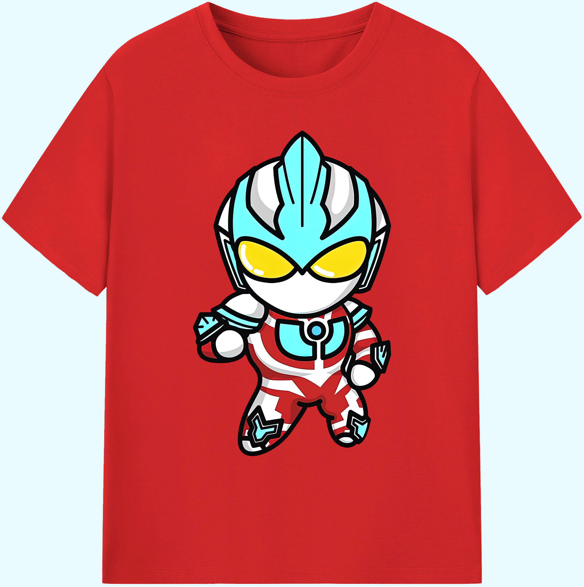（画像用） ウルトラマン Ultraman 綿100％ メンズ半袖Tシャツ｜肌触りやわらか＆通気性