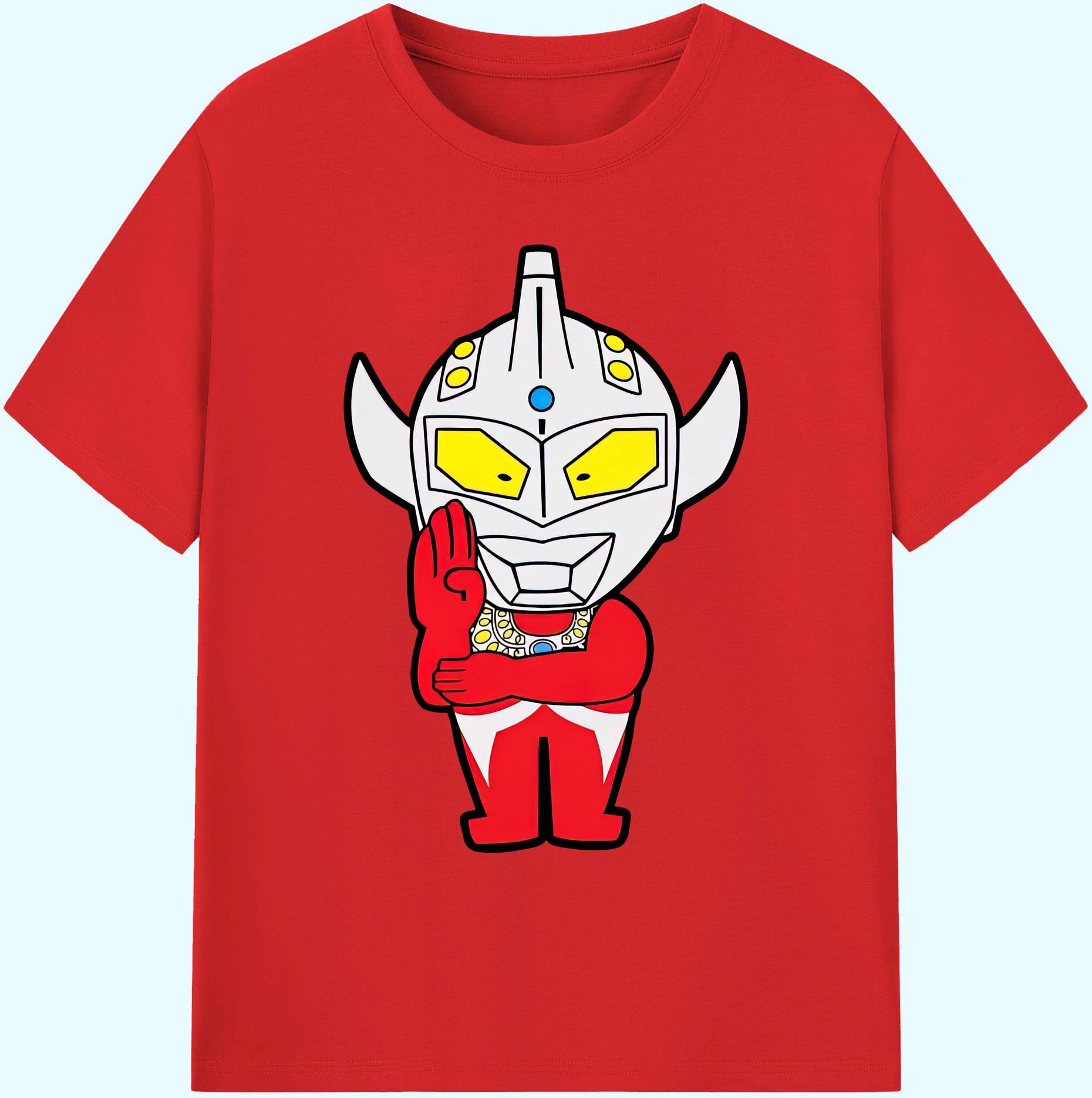 （画像用） ウルトラマン Ultraman 綿100％ メンズ半袖Tシャツ｜肌触りやわらか＆通気性