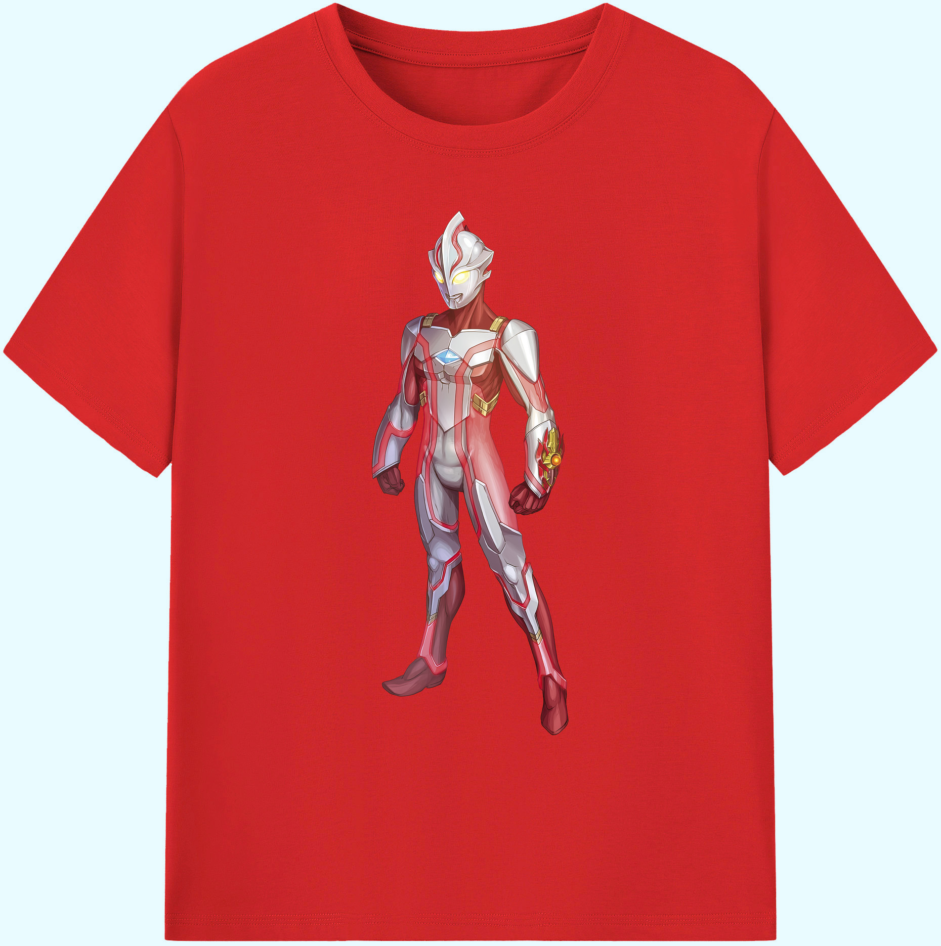 （画像用） ウルトラマン Ultraman 綿100％ メンズ半袖Tシャツ｜肌触りやわらか＆通気性