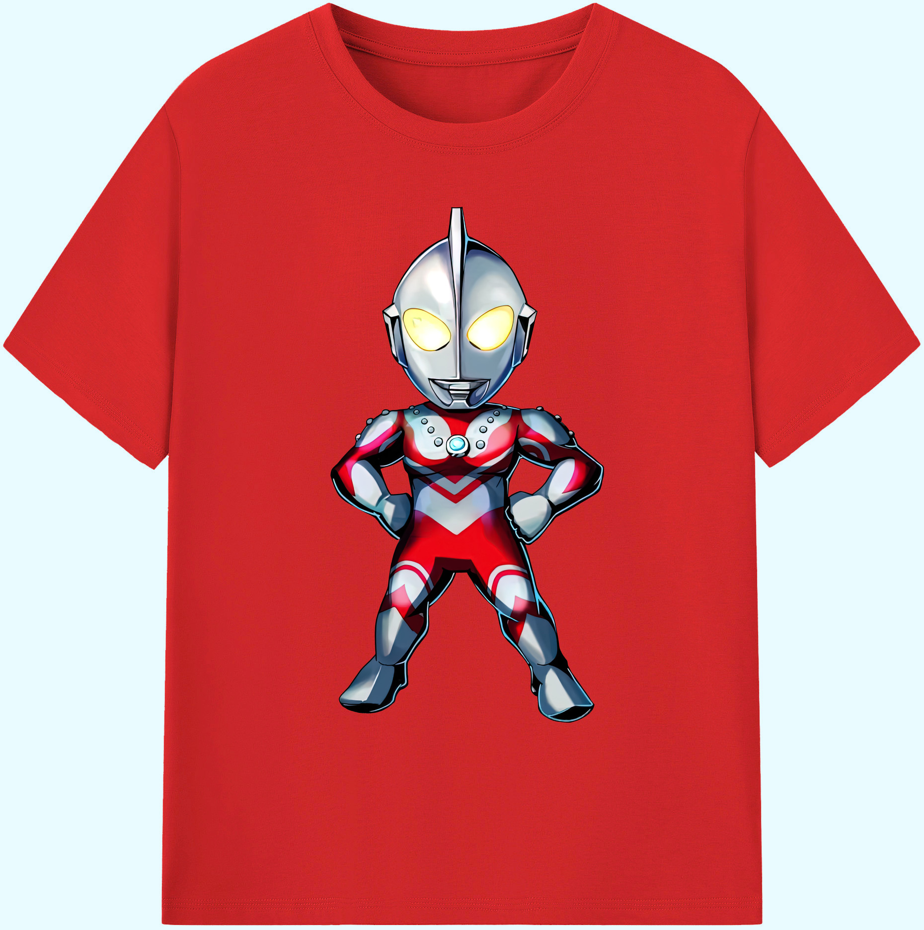 （画像用） ウルトラマン Ultraman 綿100％ メンズ半袖Tシャツ｜肌触りやわらか＆通気性