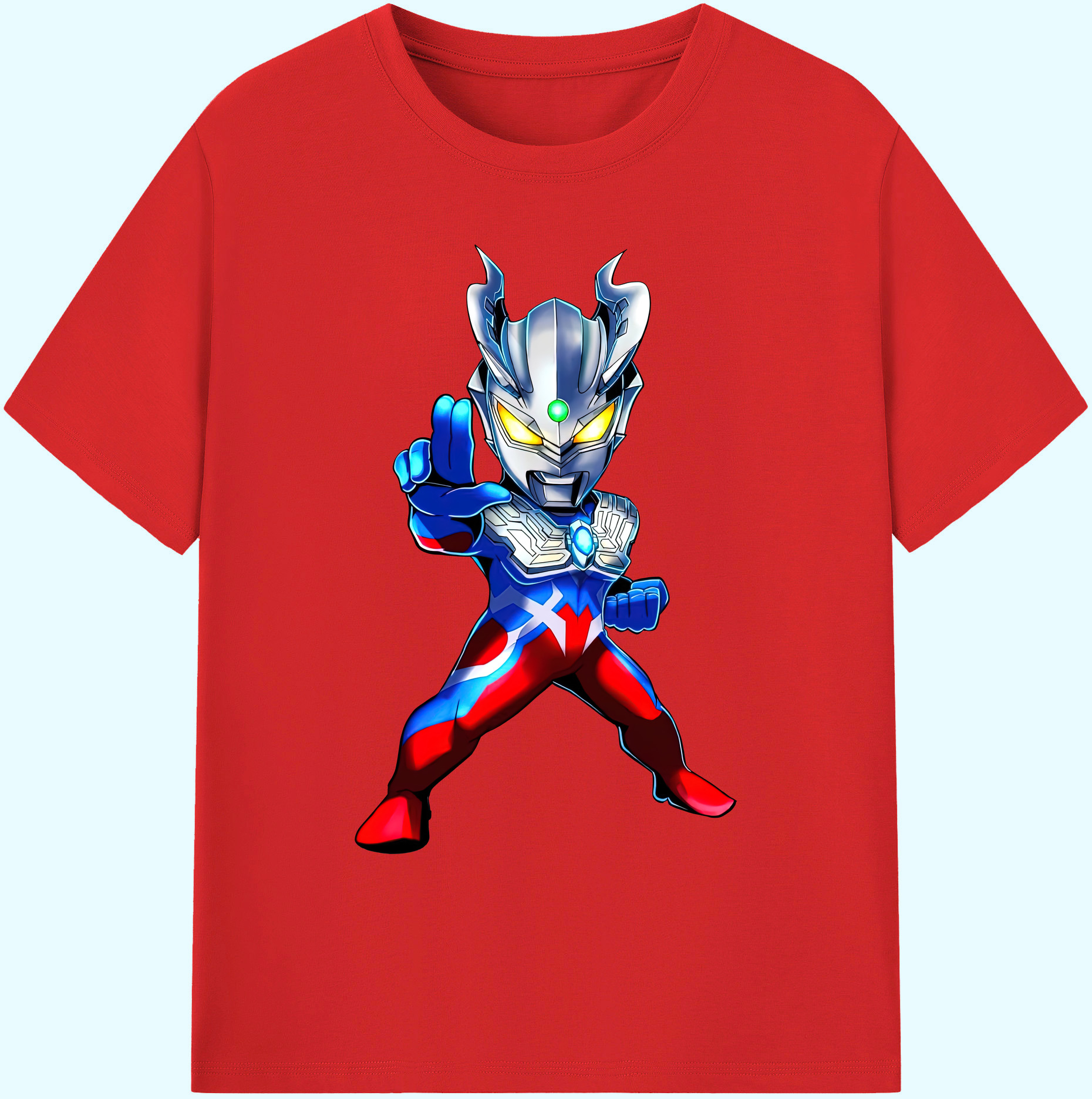 （画像用） ウルトラマン Ultraman 綿100％ メンズ半袖Tシャツ｜肌触りやわらか＆通気性