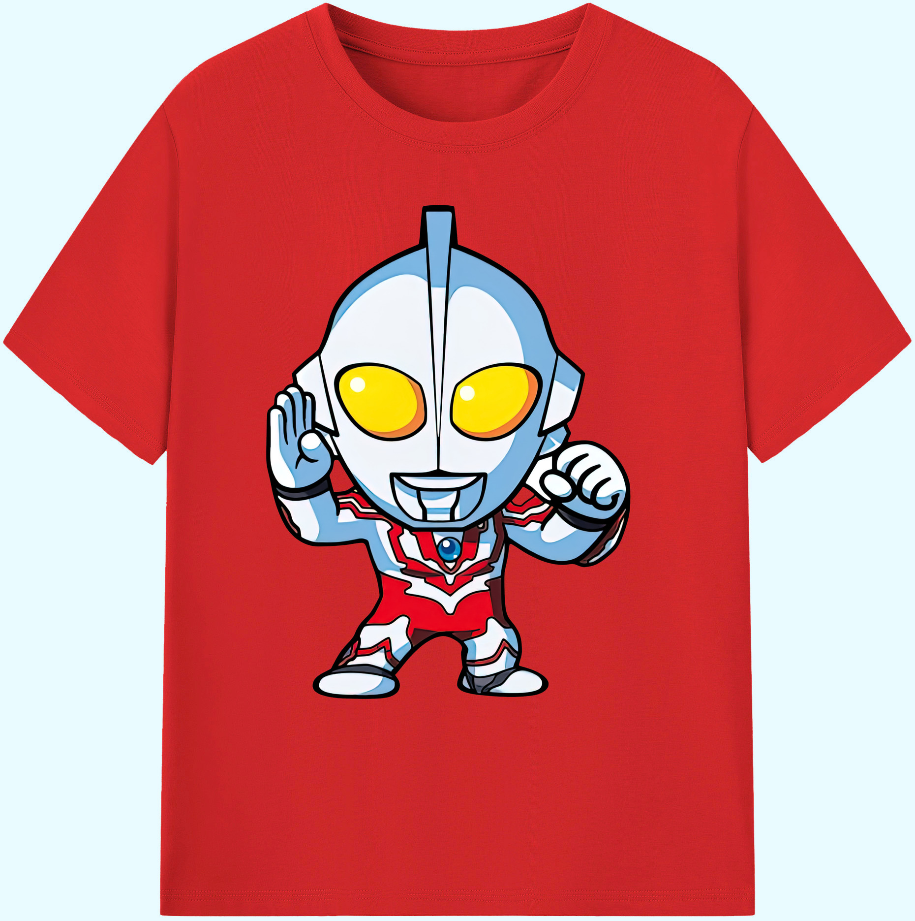 （画像用） ウルトラマン Ultraman 綿100％ メンズ半袖Tシャツ｜肌触りやわらか＆通気性