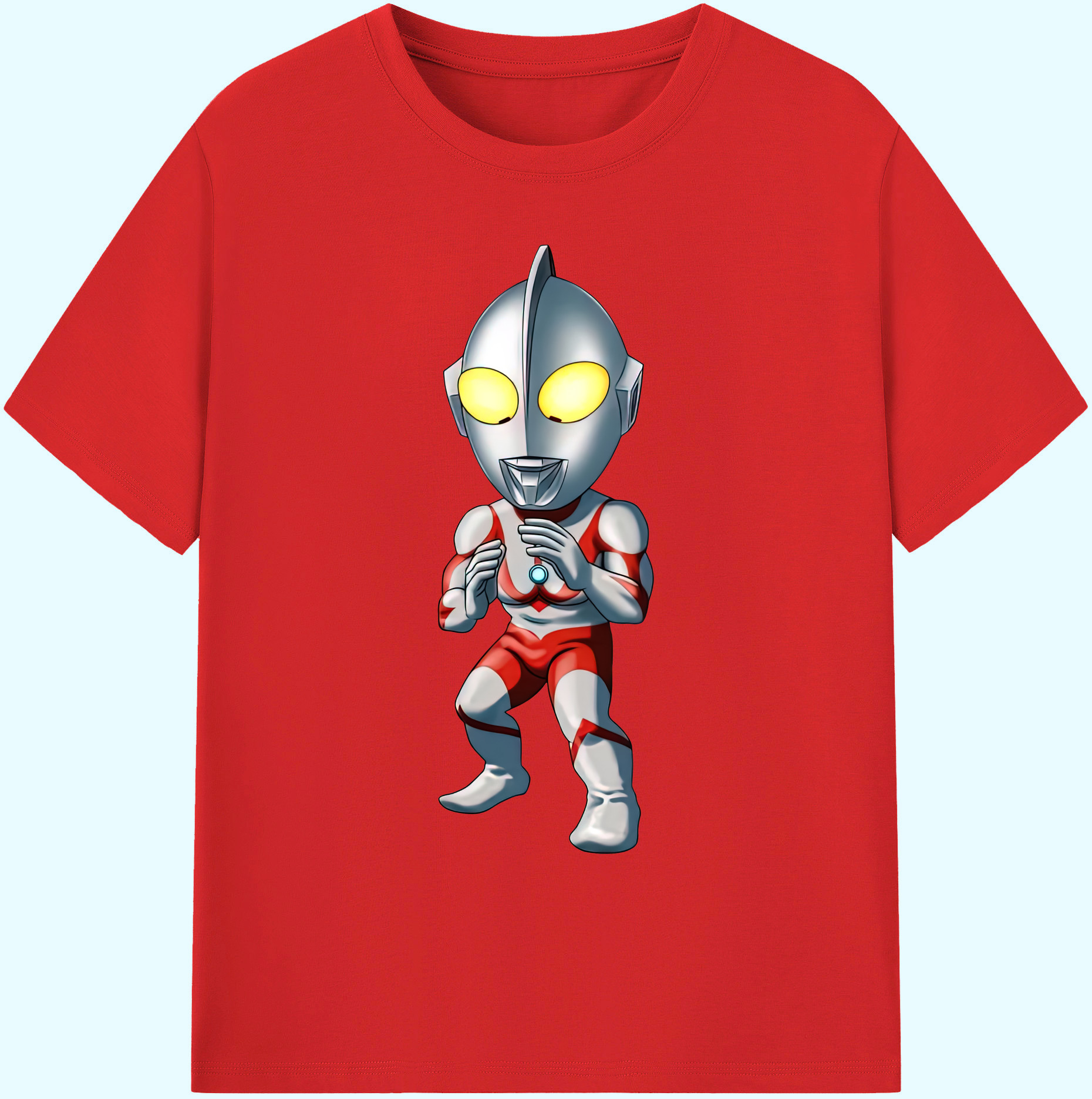 （画像用） ウルトラマン Ultraman 綿100％ メンズ半袖Tシャツ｜肌触りやわらか＆通気性