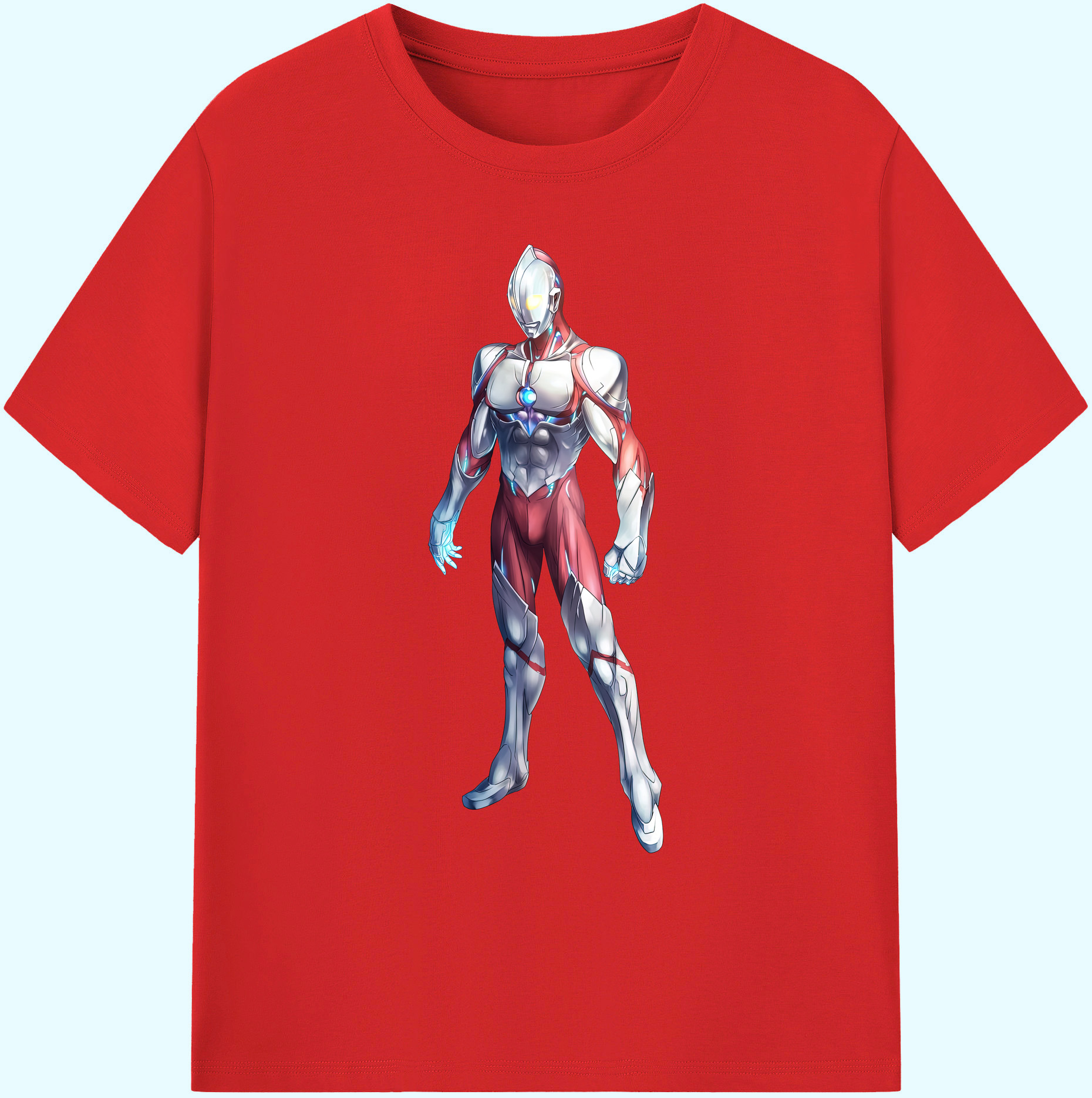 （画像用） ウルトラマン Ultraman 綿100％ メンズ半袖Tシャツ｜肌触りやわらか＆通気性