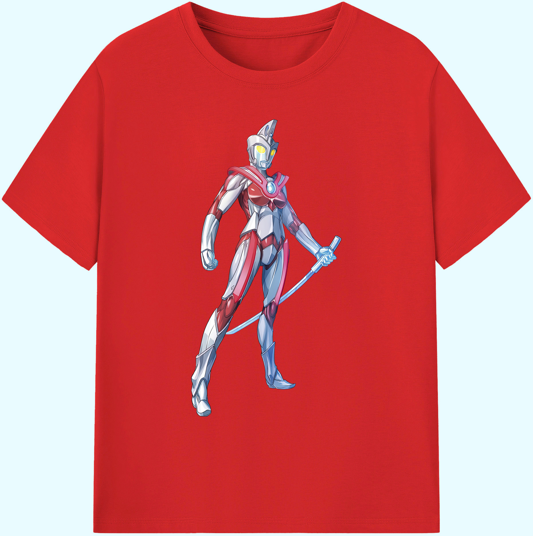 （画像用） ウルトラマン Ultraman 綿100％ メンズ半袖Tシャツ｜肌触りやわらか＆通気性