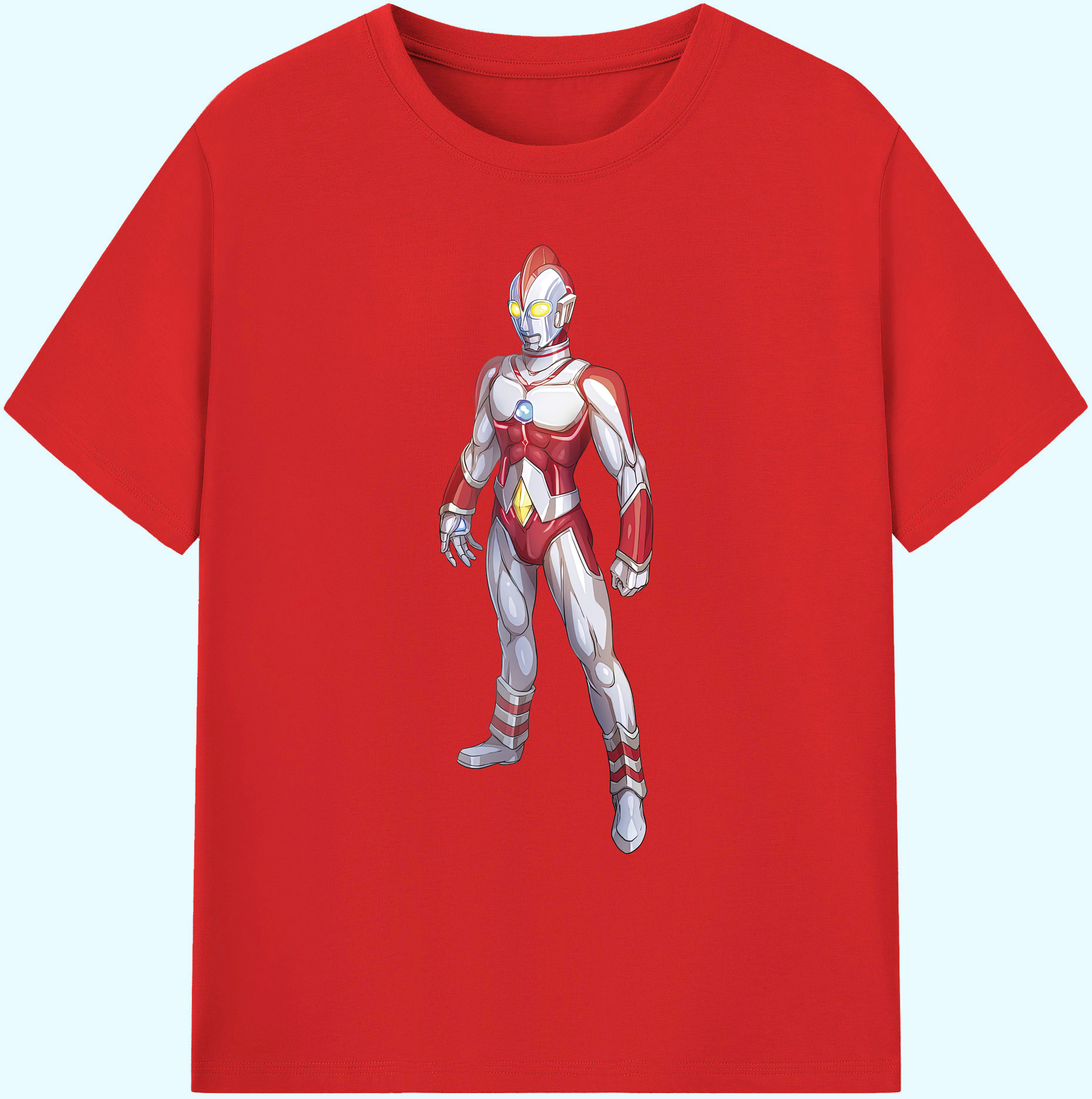（画像用） ウルトラマン Ultraman 綿100％ メンズ半袖Tシャツ｜肌触りやわらか＆通気性