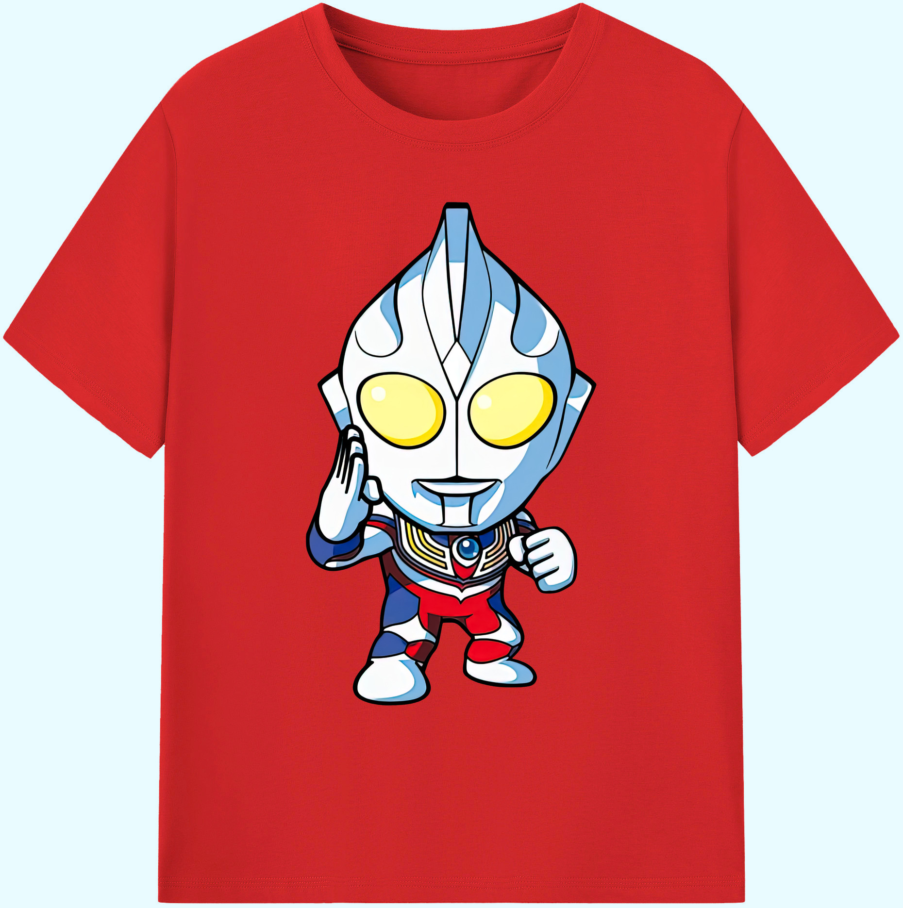 （画像用） ウルトラマン Ultraman 綿100％ メンズ半袖Tシャツ｜肌触りやわらか＆通気性