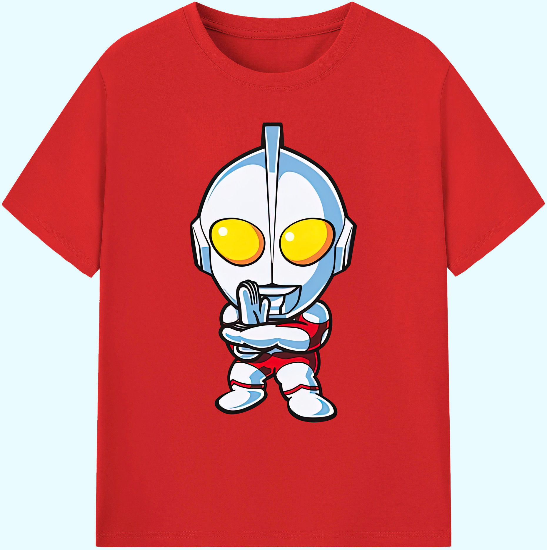 （画像用） ウルトラマン Ultraman 綿100％ メンズ半袖Tシャツ｜肌触りやわらか＆通気性