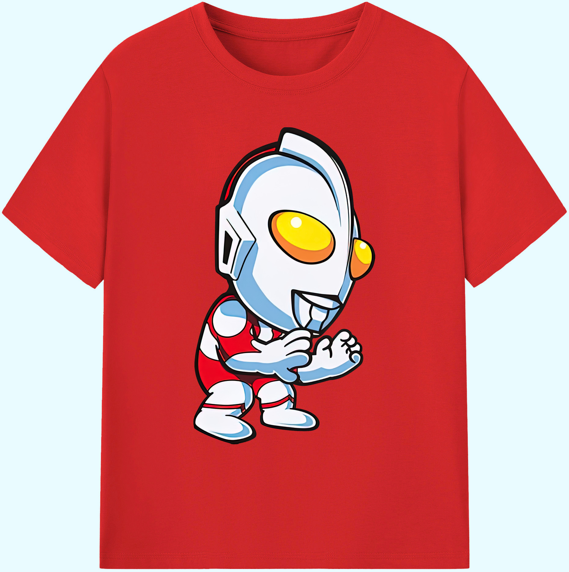 （画像用） ウルトラマン Ultraman 綿100％ メンズ半袖Tシャツ｜肌触りやわらか＆通気性