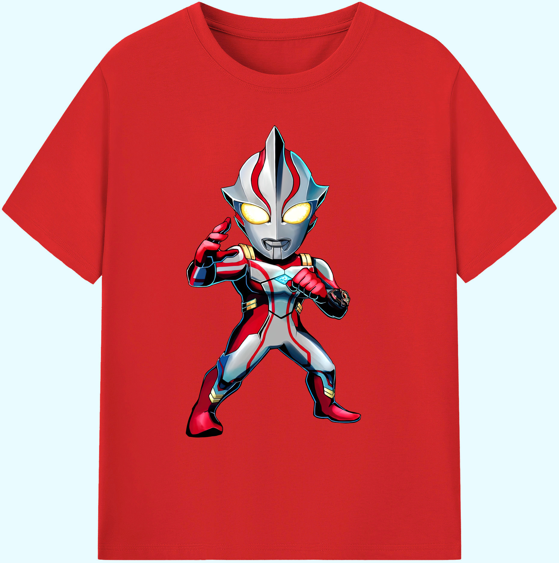 （画像用） ウルトラマン Ultraman 綿100％ メンズ半袖Tシャツ｜肌触りやわらか＆通気性