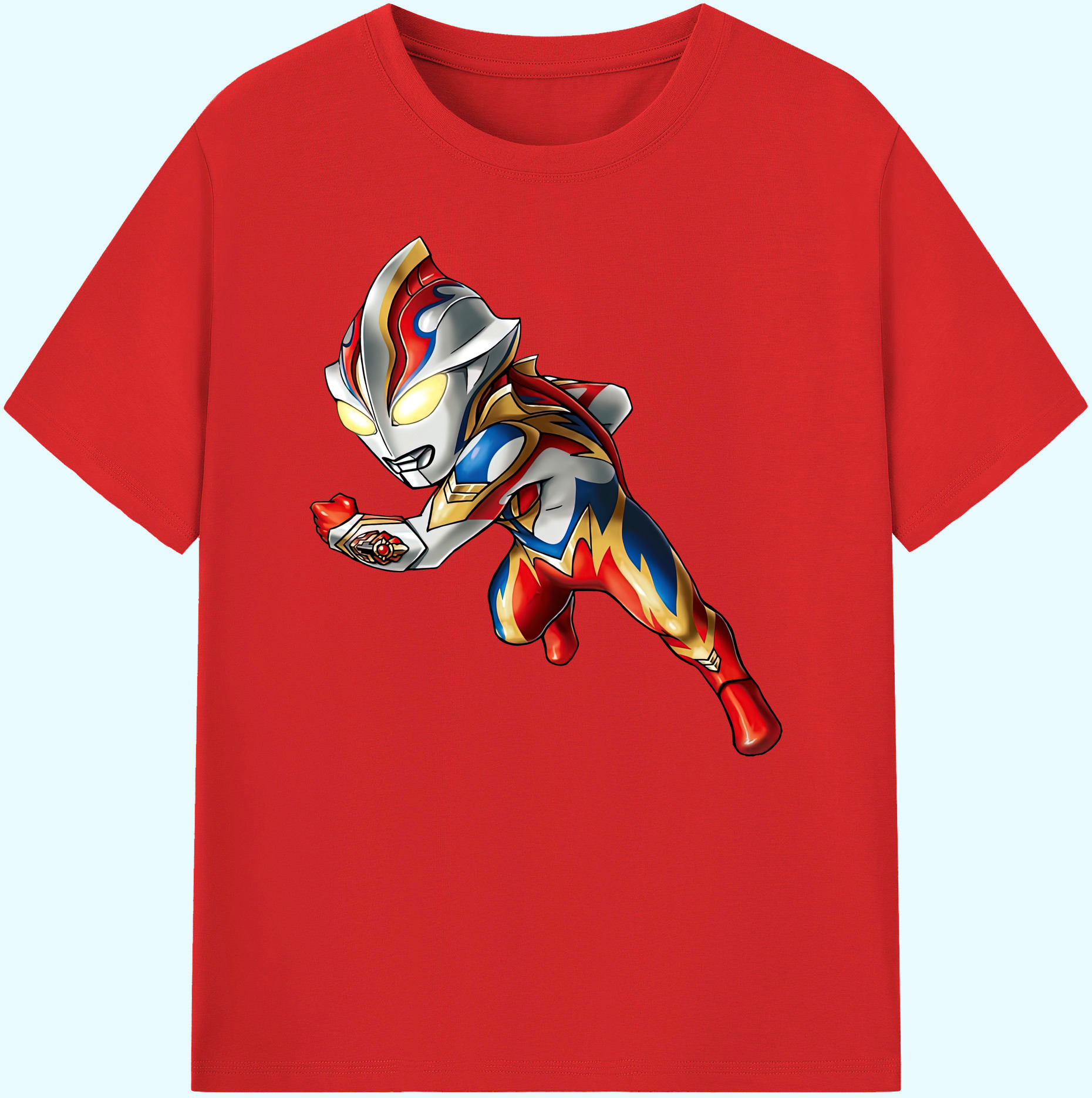 （画像用） ウルトラマン Ultraman 綿100％ メンズ半袖Tシャツ｜肌触りやわらか＆通気性