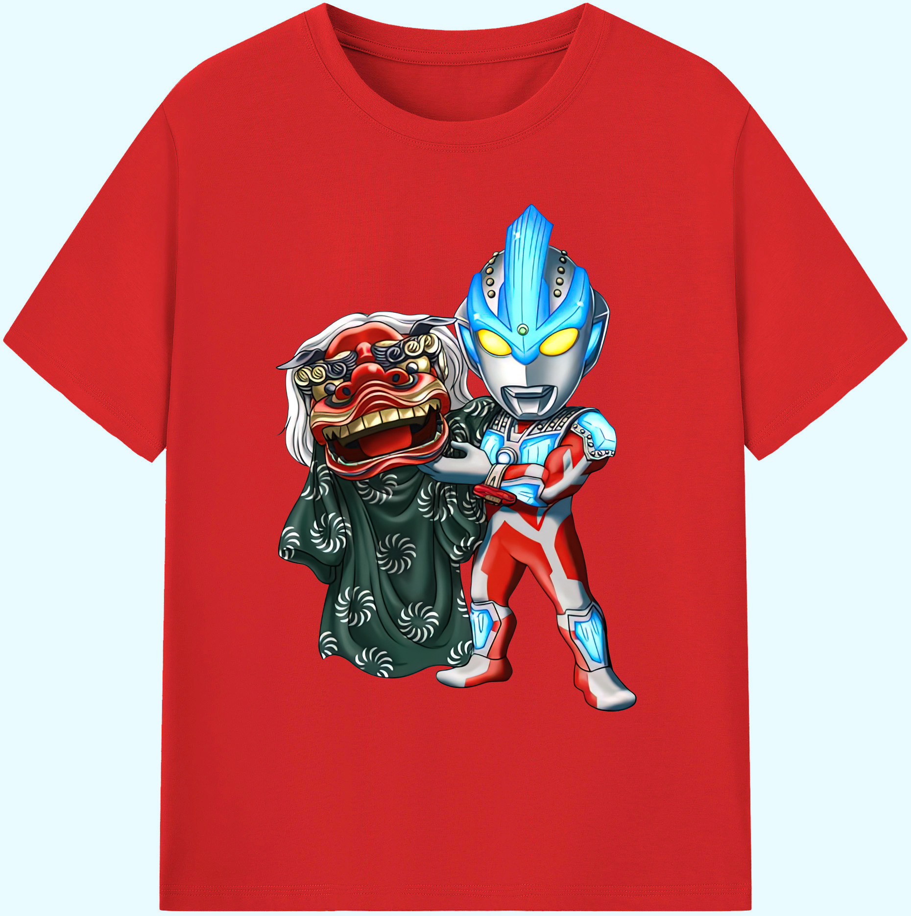 （画像用） ウルトラマン Ultraman 綿100％ メンズ半袖Tシャツ｜肌触りやわらか＆通気性
