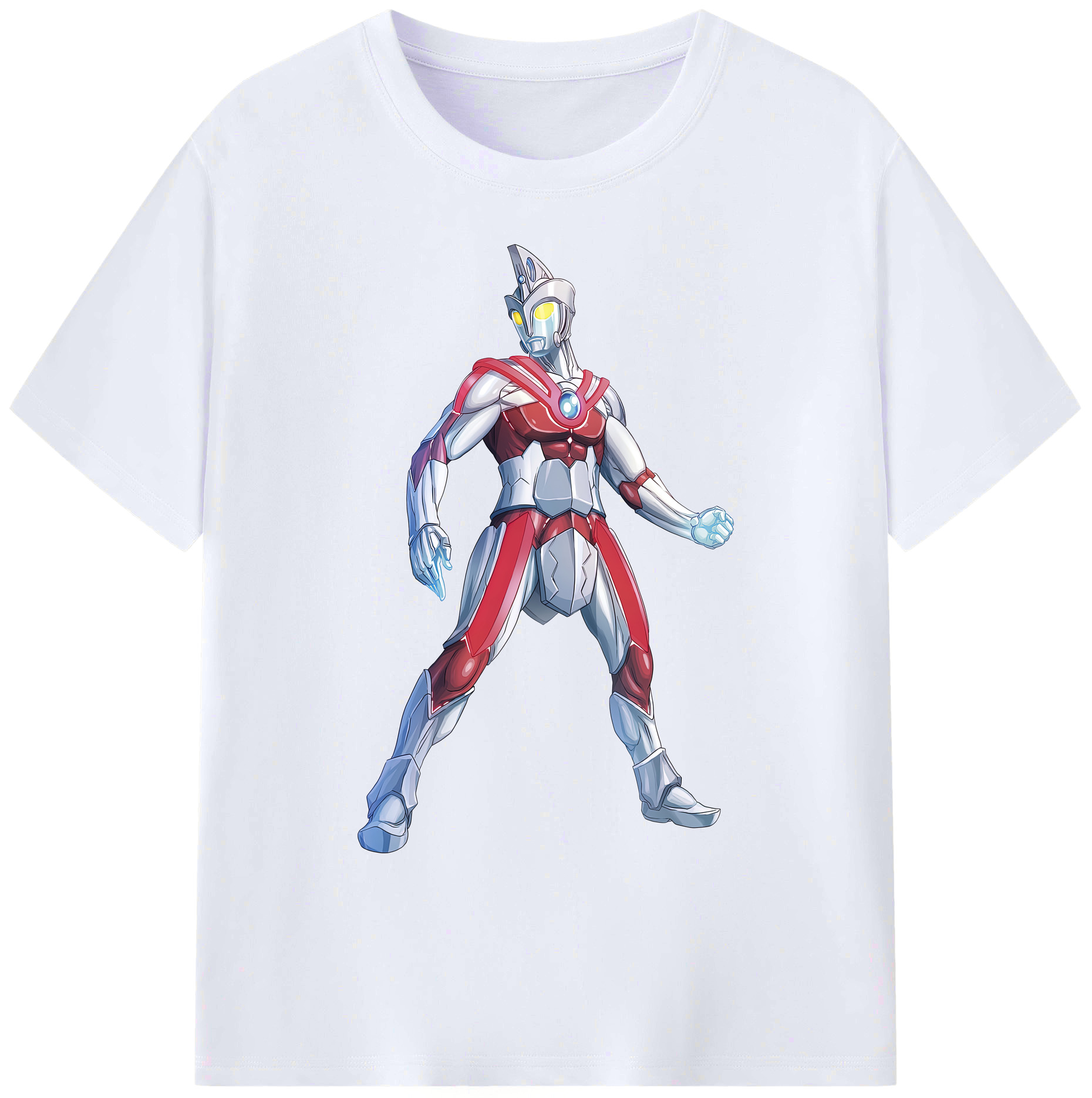 （画像用） ウルトラマン Ultraman 綿100％ メンズ半袖Tシャツ｜肌触りやわらか＆通気性