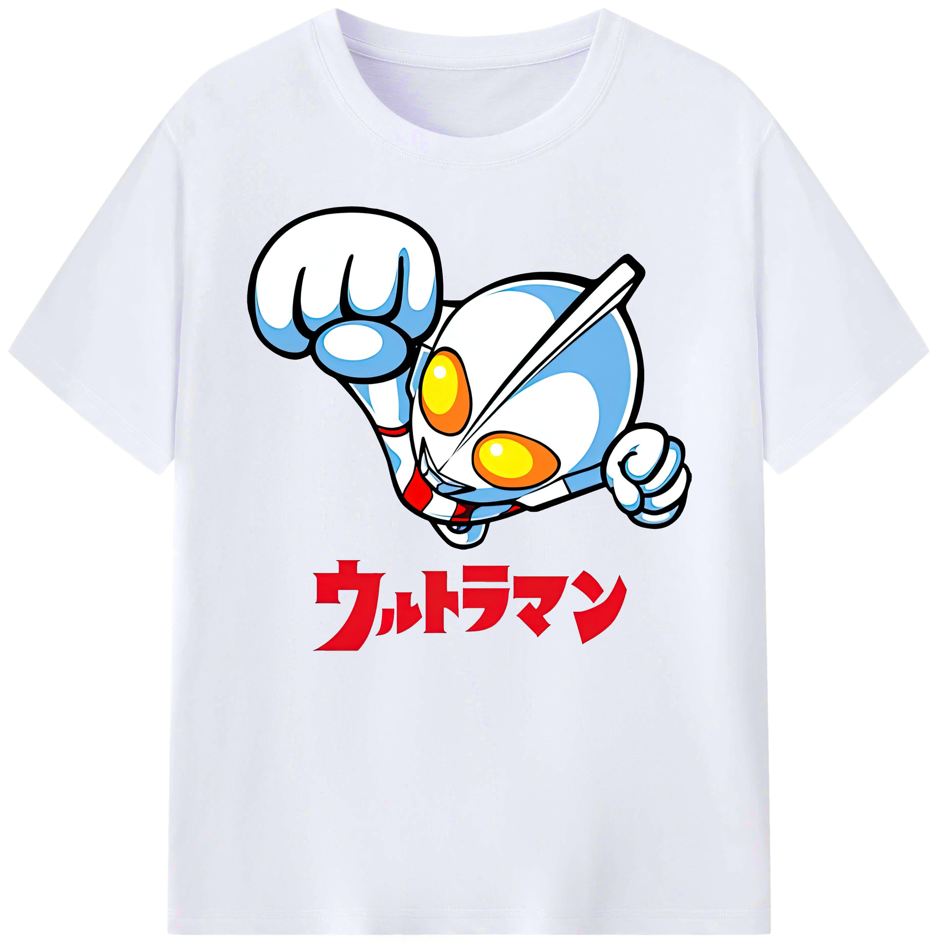 （画像用） ウルトラマン Ultraman 綿100％ メンズ半袖Tシャツ｜肌触りやわらか＆通気性