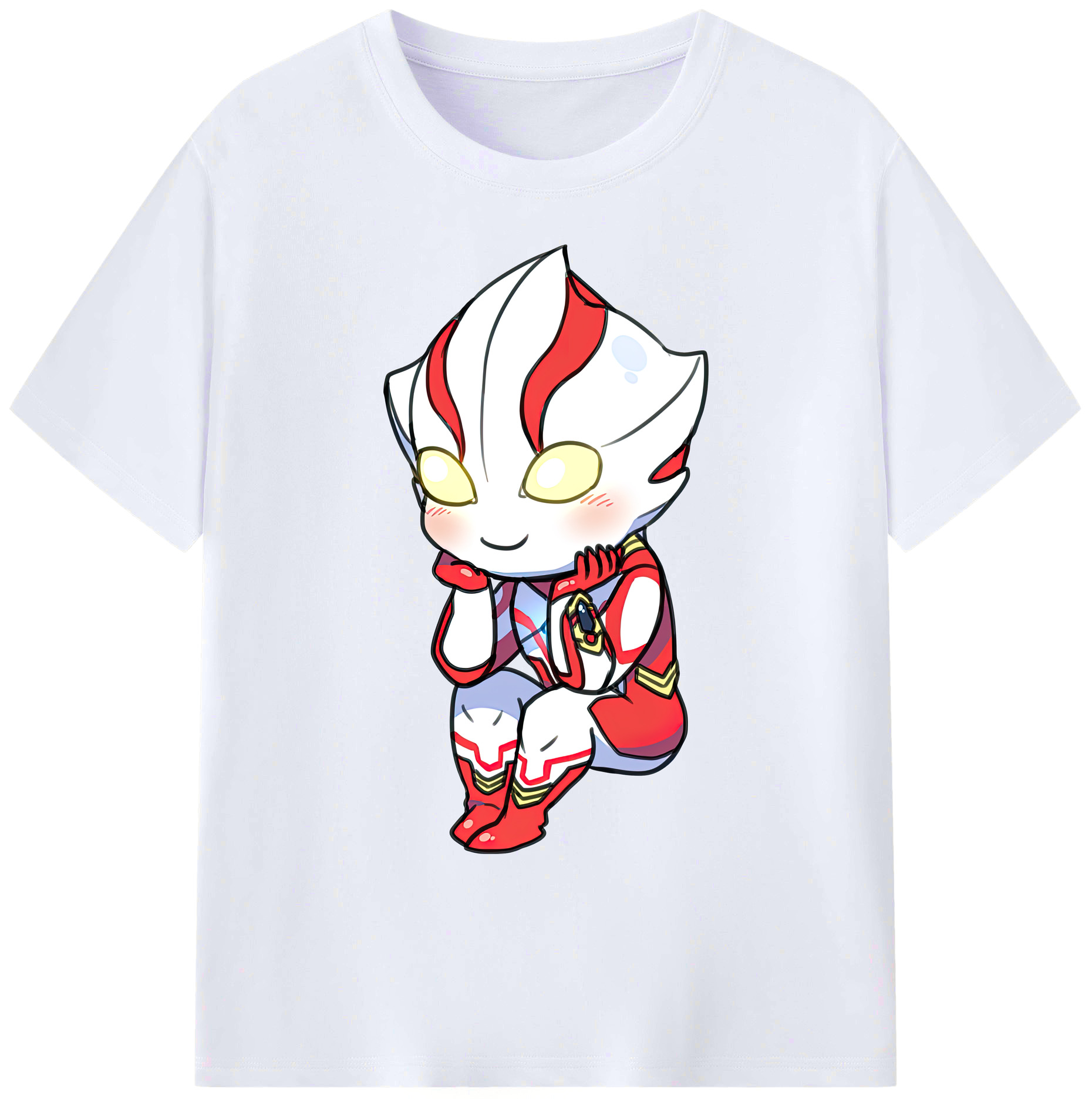 （画像用） ウルトラマン Ultraman 綿100％ メンズ半袖Tシャツ｜肌触りやわらか＆通気性