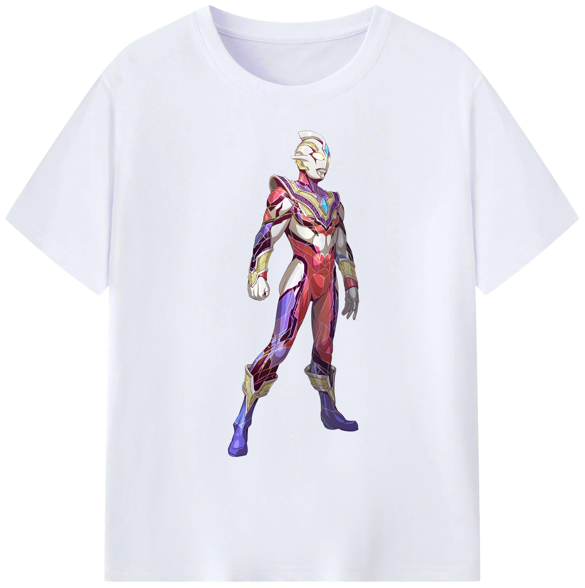 （画像用） ウルトラマン Ultraman 綿100％ メンズ半袖Tシャツ｜肌触りやわらか＆通気性