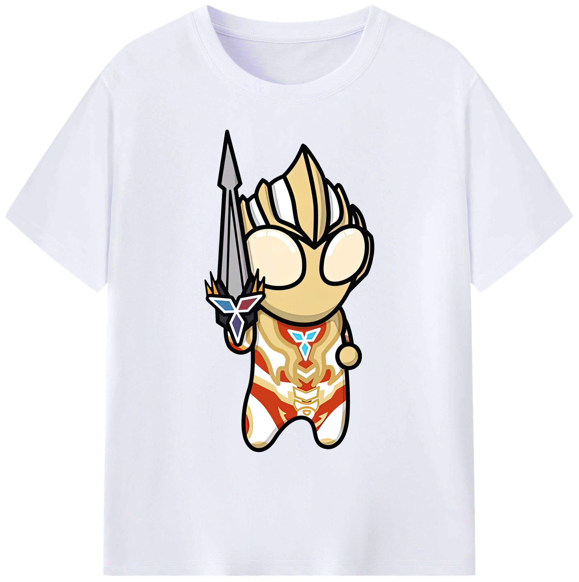 （画像用） ウルトラマン Ultraman 綿100％ メンズ半袖Tシャツ｜肌触りやわらか＆通気性