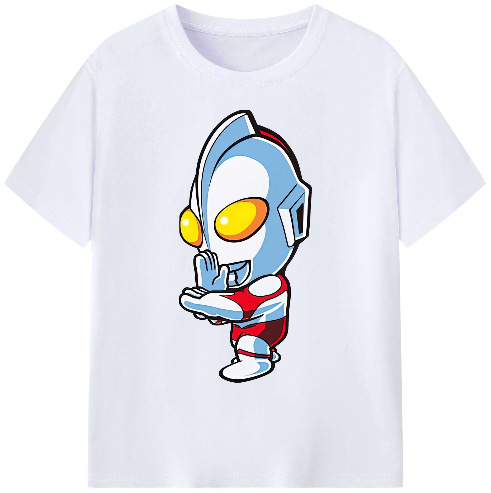 （画像用） ウルトラマン Ultraman 綿100％ メンズ半袖Tシャツ｜肌触りやわらか＆通気性
