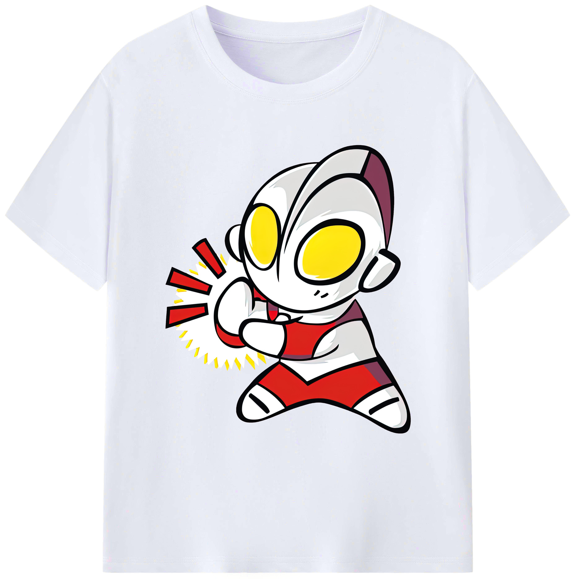（画像用） ウルトラマン Ultraman 綿100％ メンズ半袖Tシャツ｜肌触りやわらか＆通気性