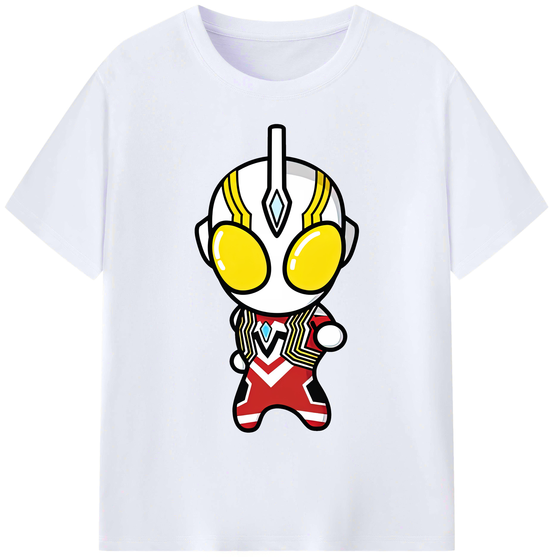 （画像用） ウルトラマン Ultraman 綿100％ メンズ半袖Tシャツ｜肌触りやわらか＆通気性