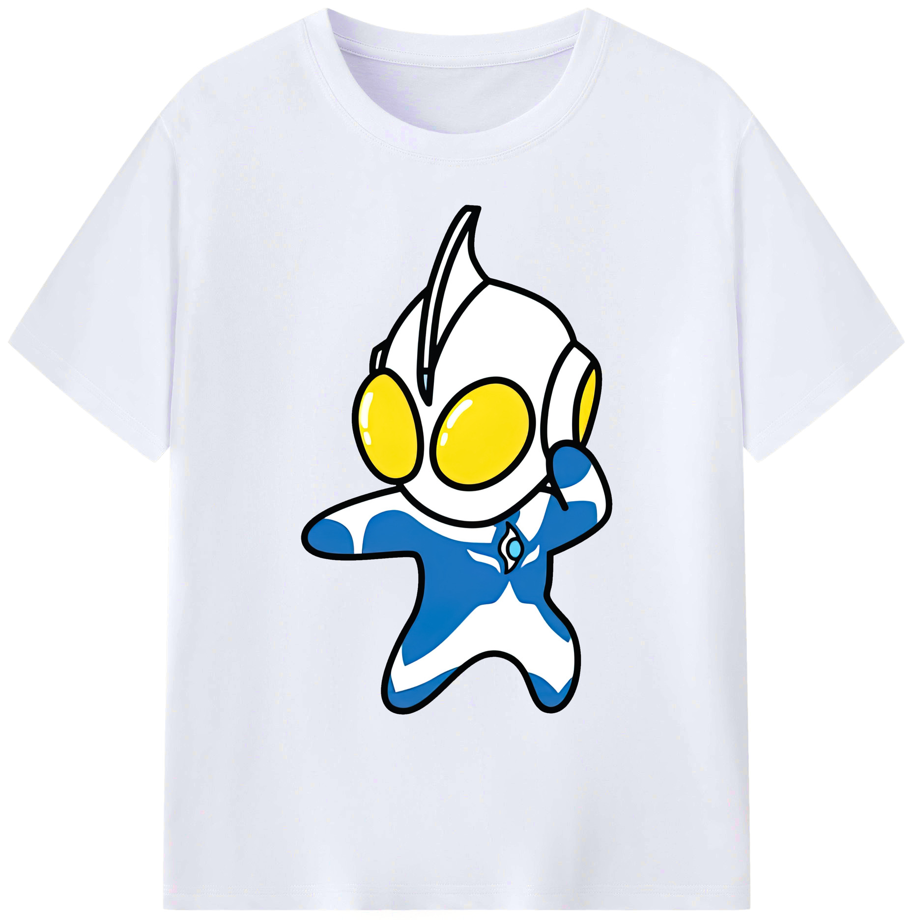 （画像用） ウルトラマン Ultraman 綿100％ メンズ半袖Tシャツ｜肌触りやわらか＆通気性