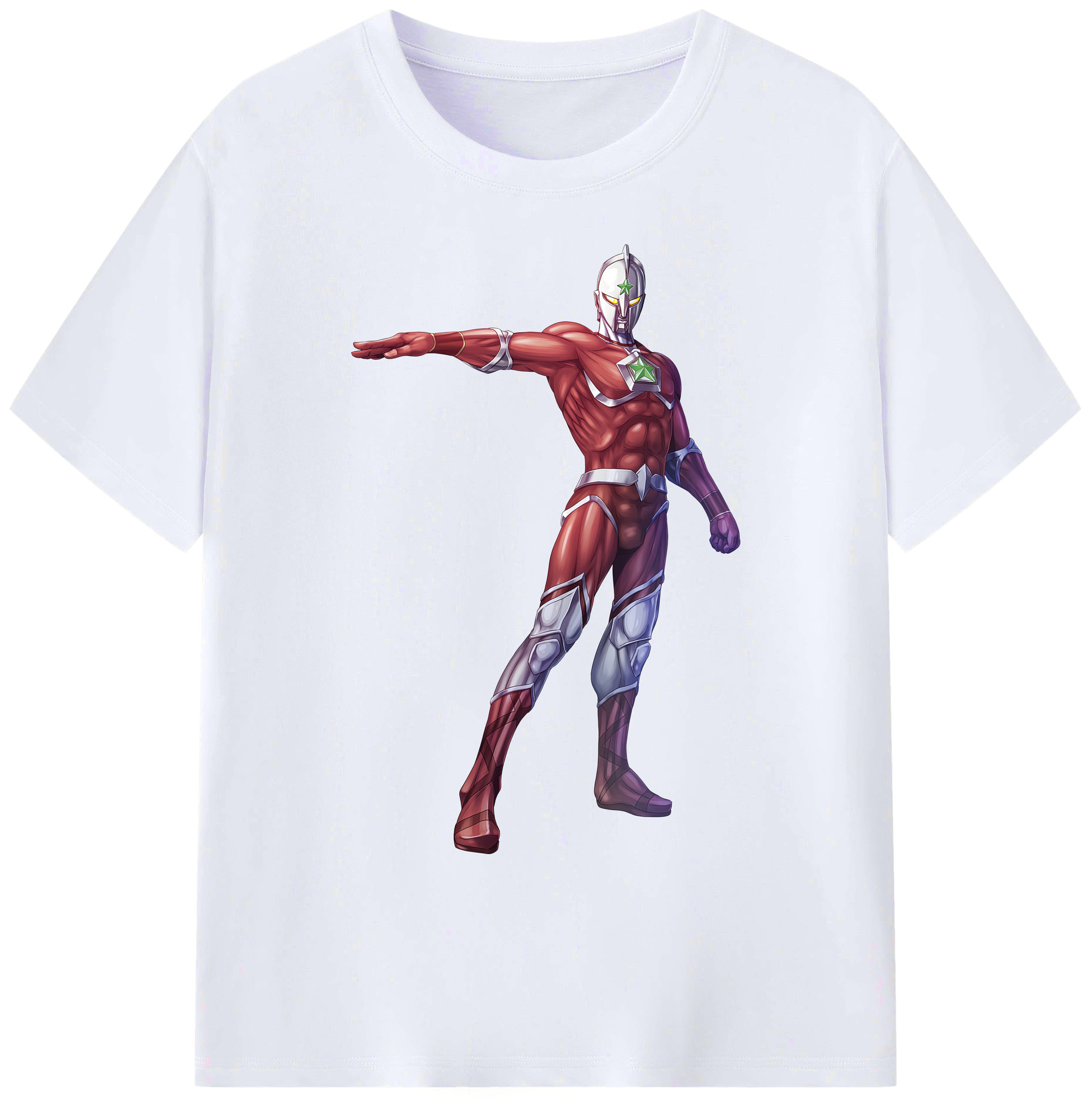 （画像用） ウルトラマン Ultraman 綿100％ メンズ半袖Tシャツ｜肌触りやわらか＆通気性