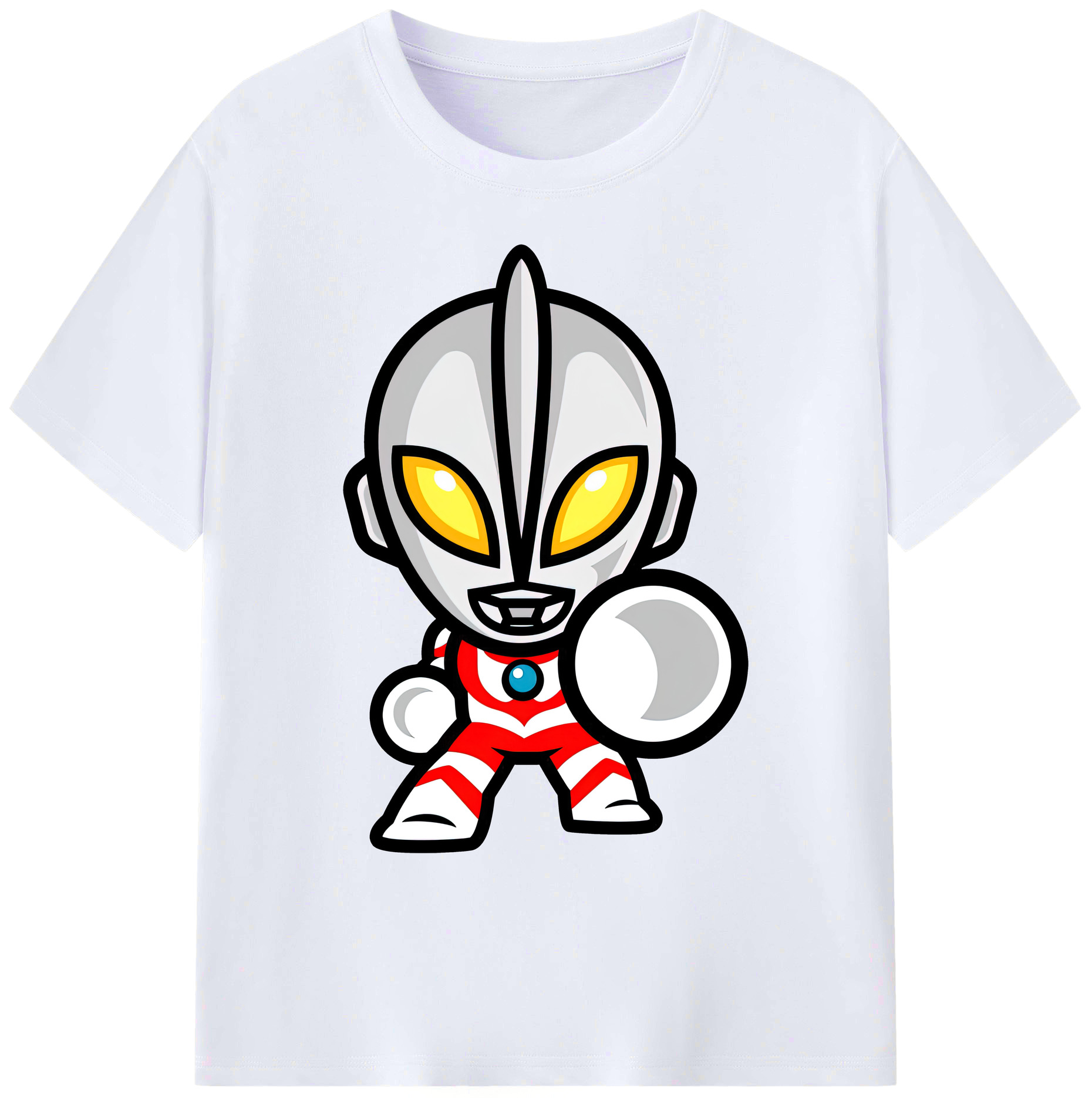 （画像用） ウルトラマン Ultraman 綿100％ メンズ半袖Tシャツ｜肌触りやわらか＆通気性