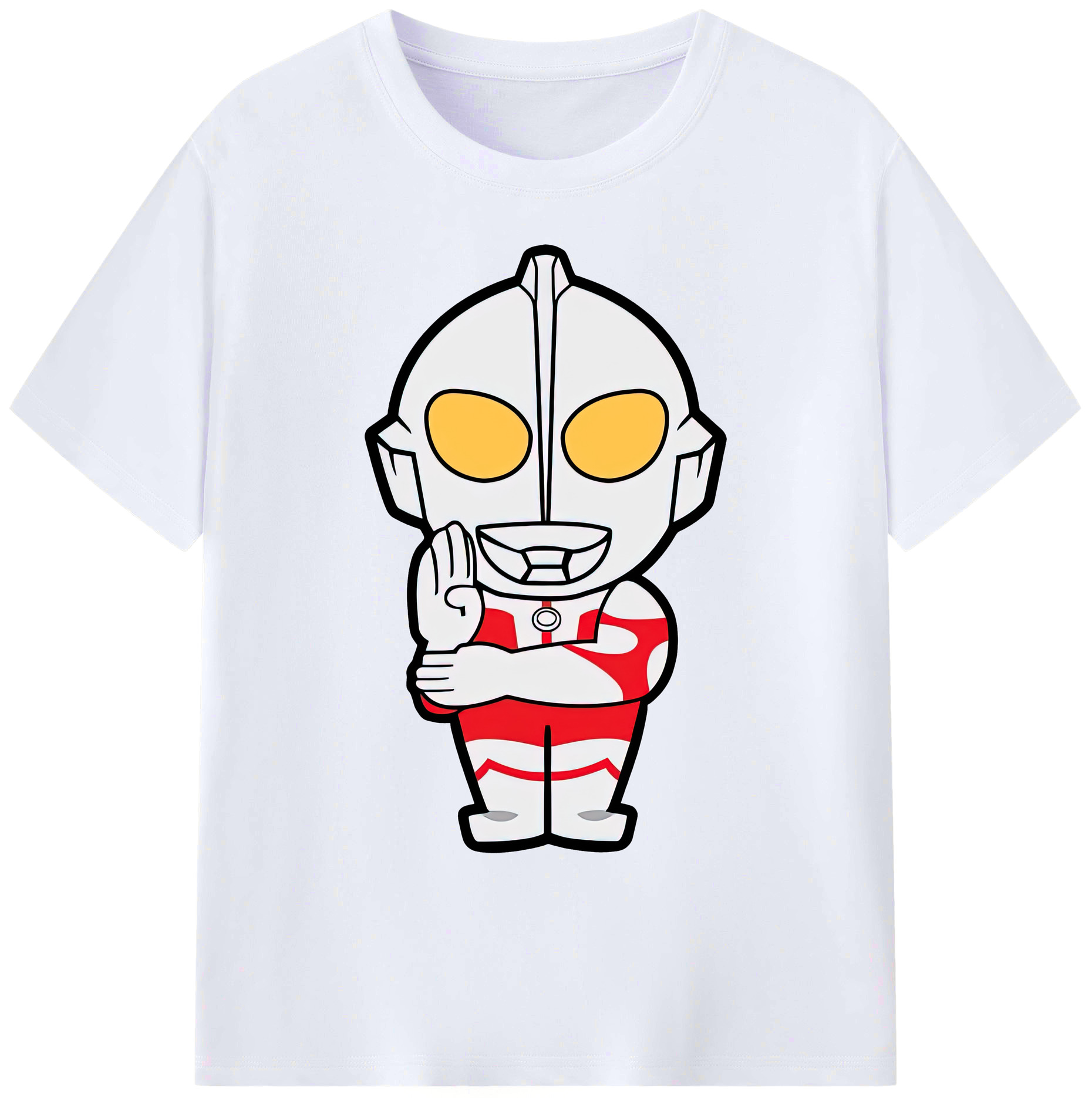 （画像用） ウルトラマン Ultraman 綿100％ メンズ半袖Tシャツ｜肌触りやわらか＆通気性
