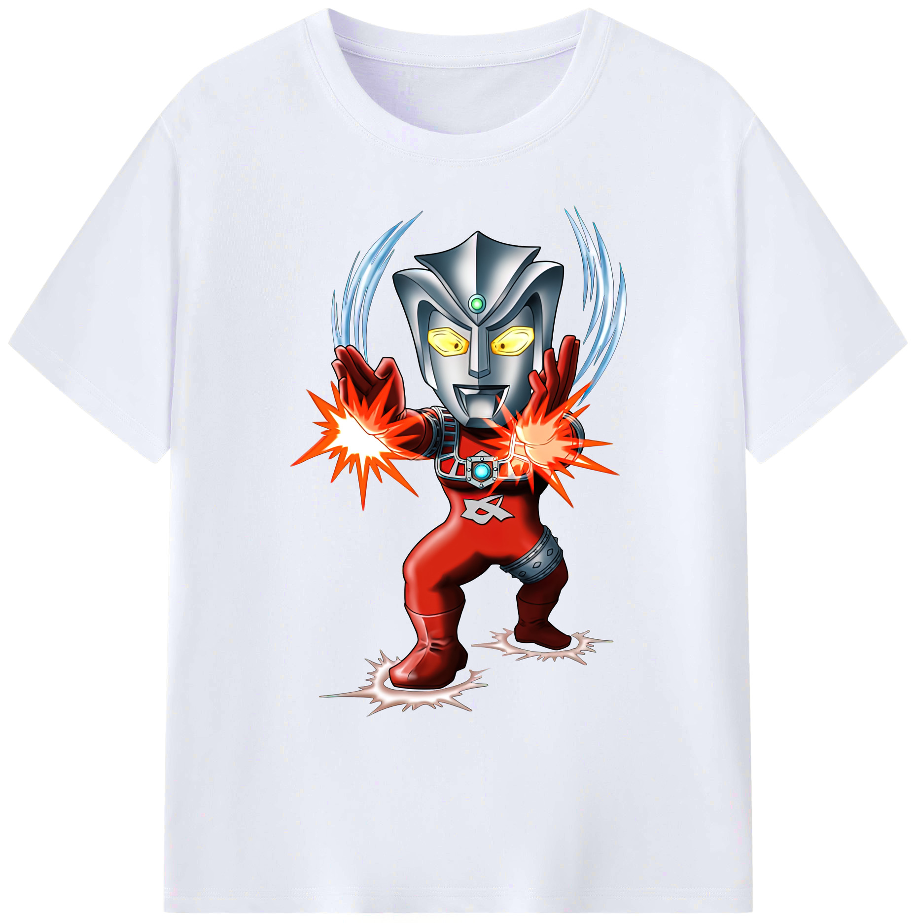 （画像用） ウルトラマン Ultraman 綿100％ メンズ半袖Tシャツ｜肌触りやわらか＆通気性