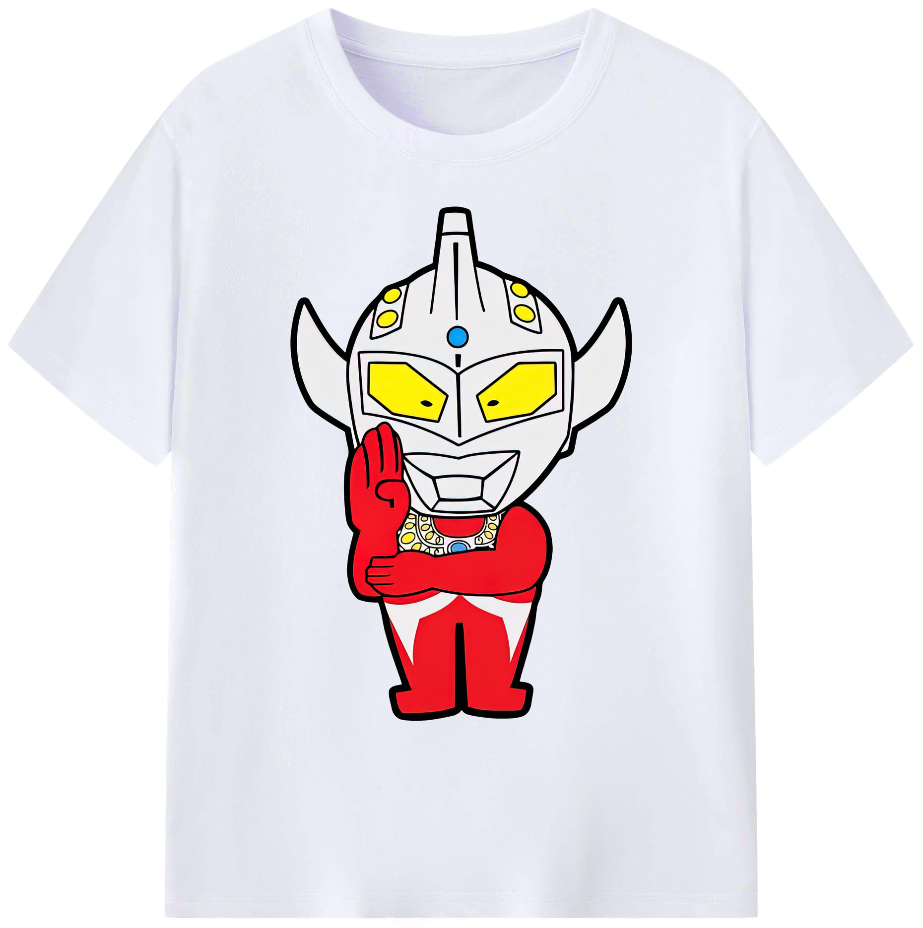 （画像用） ウルトラマン Ultraman 綿100％ メンズ半袖Tシャツ｜肌触りやわらか＆通気性