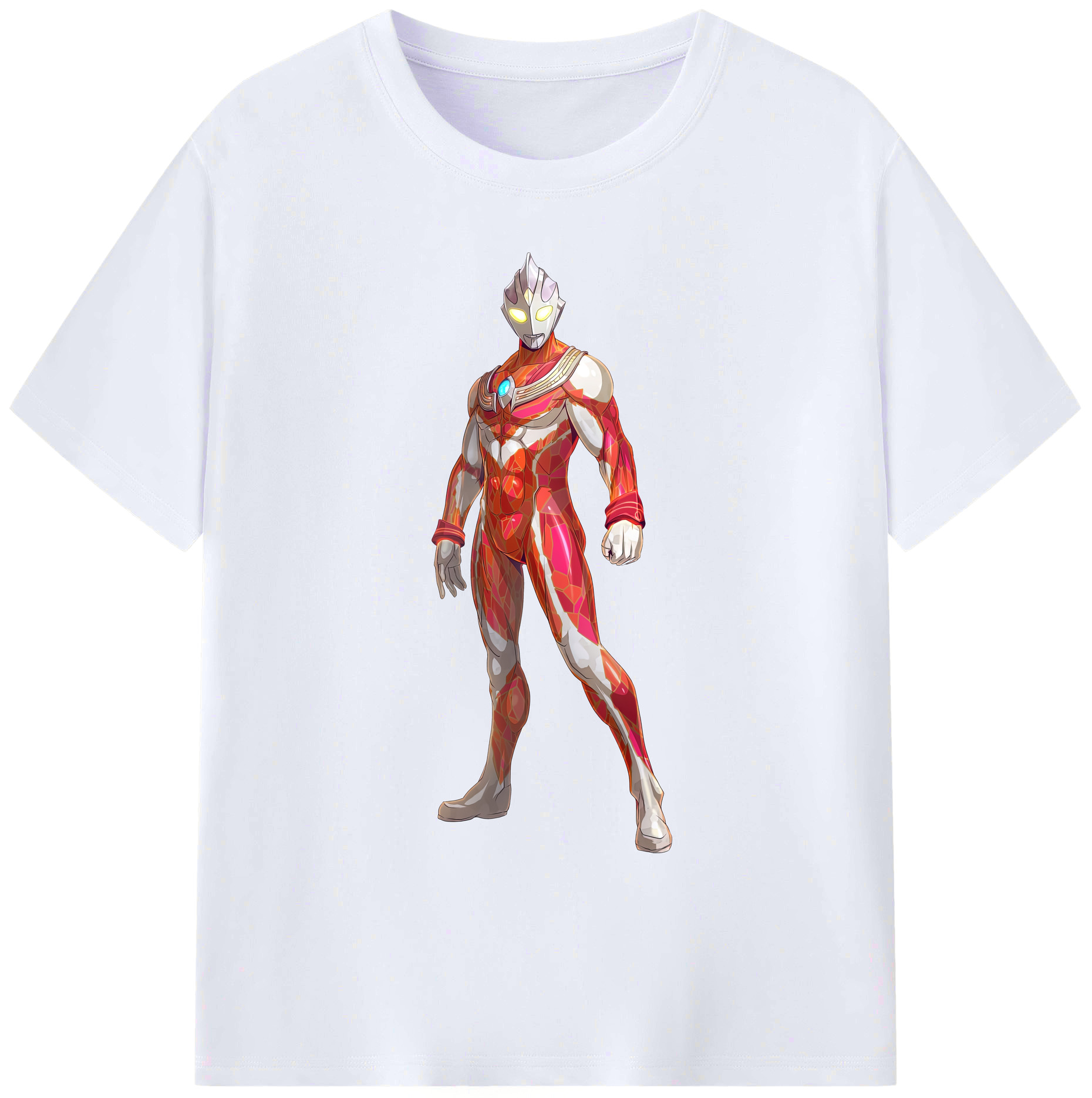 （画像用） ウルトラマン Ultraman 綿100％ メンズ半袖Tシャツ｜肌触りやわらか＆通気性