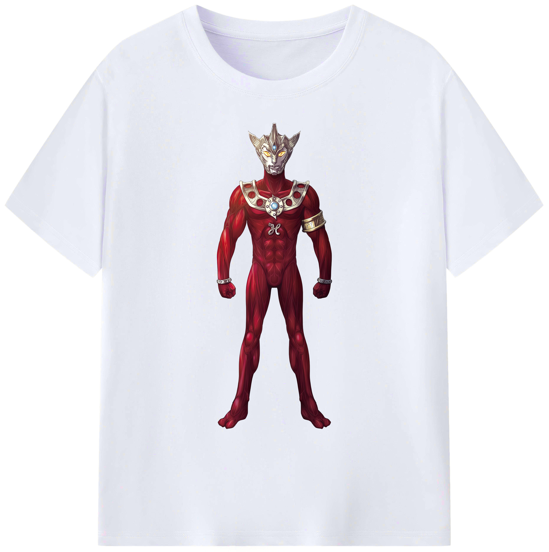 （画像用） ウルトラマン Ultraman 綿100％ メンズ半袖Tシャツ｜肌触りやわらか＆通気性