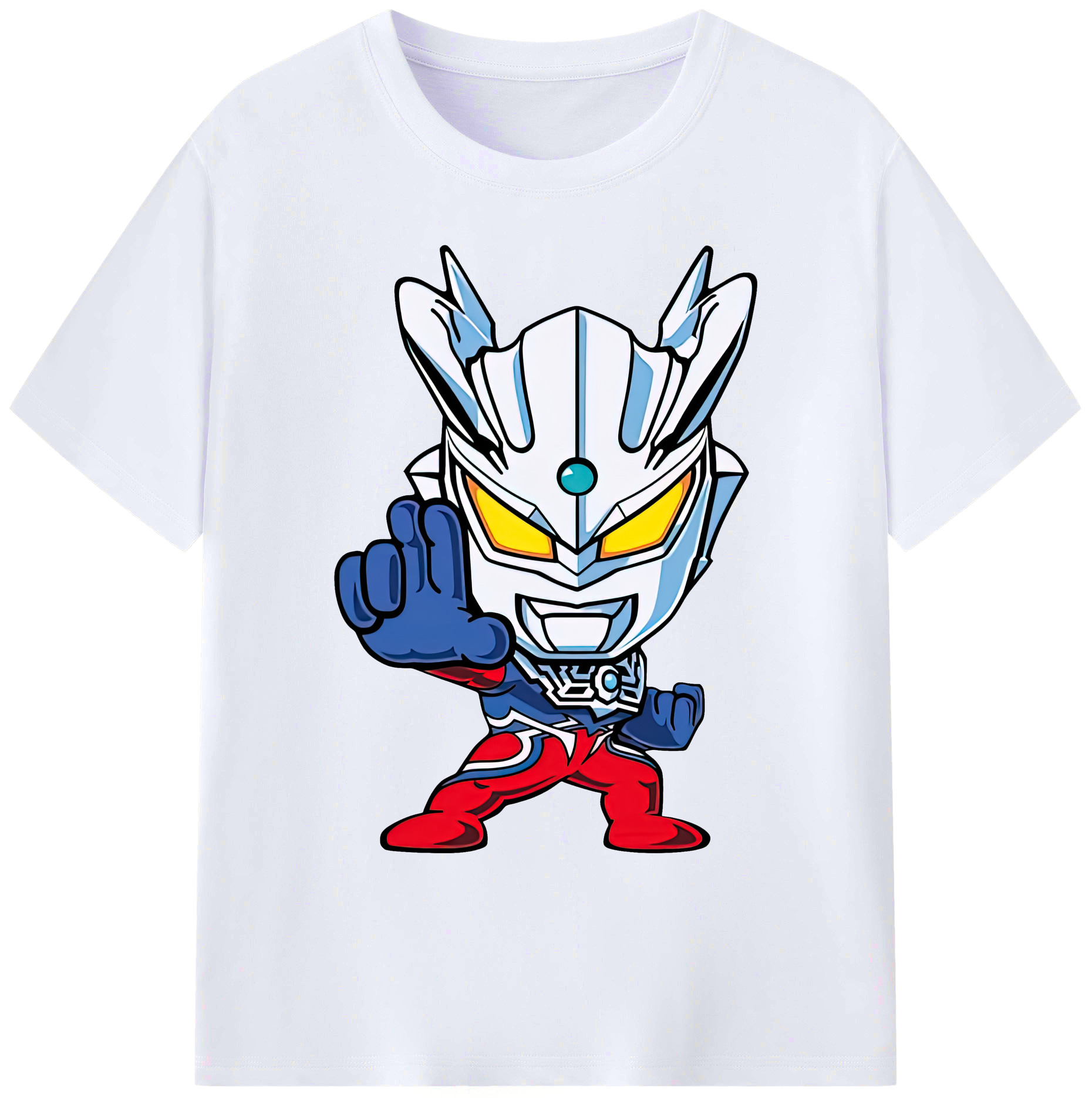 （画像用） ウルトラマン Ultraman 綿100％ メンズ半袖Tシャツ｜肌触りやわらか＆通気性