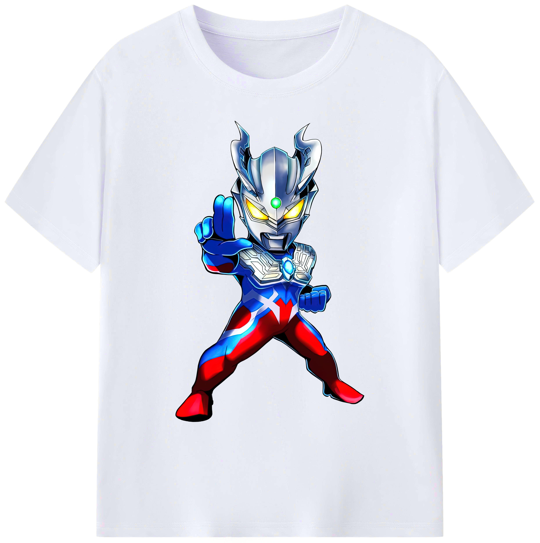 （画像用） ウルトラマン Ultraman 綿100％ メンズ半袖Tシャツ｜肌触りやわらか＆通気性