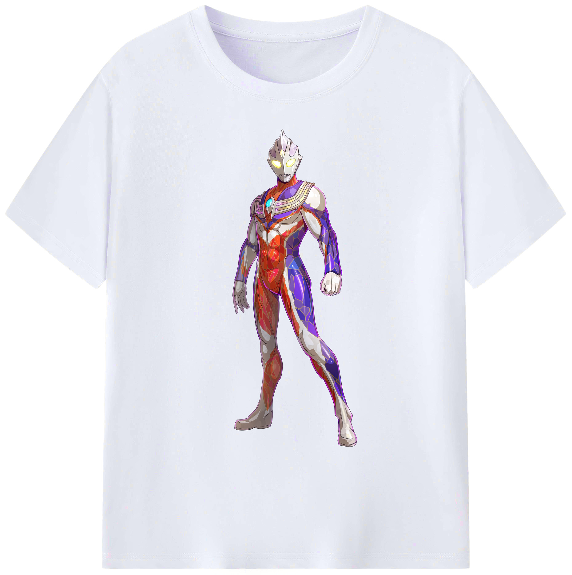 （画像用） ウルトラマン Ultraman 綿100％ メンズ半袖Tシャツ｜肌触りやわらか＆通気性