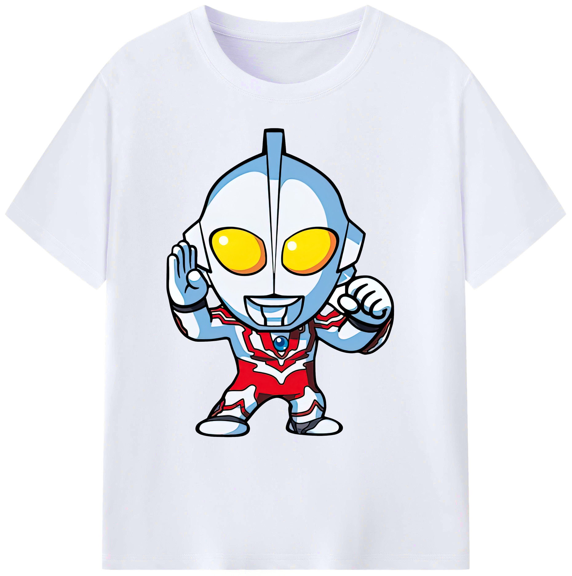（画像用） ウルトラマン Ultraman 綿100％ メンズ半袖Tシャツ｜肌触りやわらか＆通気性