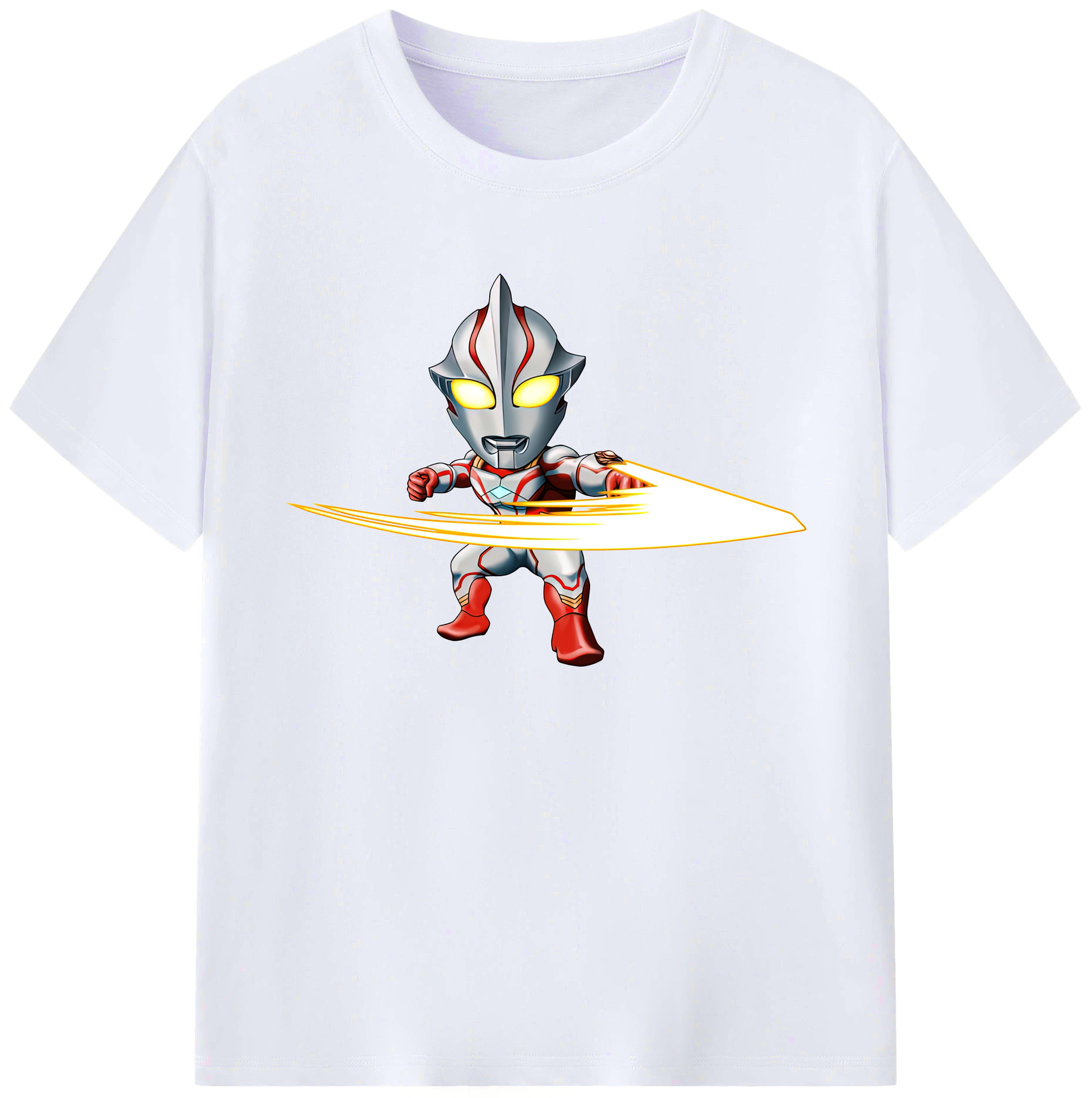 （画像用） ウルトラマン Ultraman 綿100％ メンズ半袖Tシャツ｜肌触りやわらか＆通気性