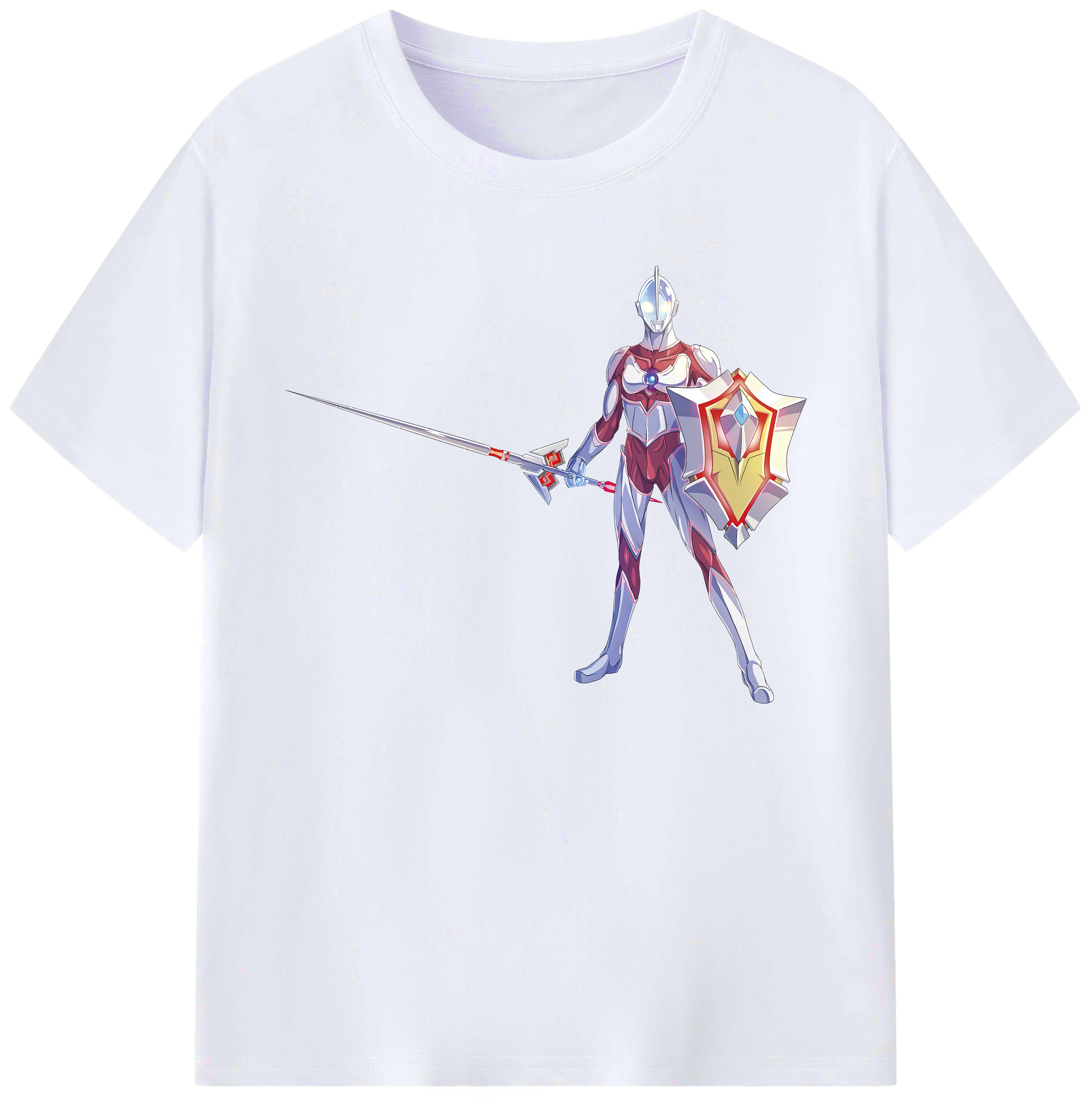 （画像用） ウルトラマン Ultraman 綿100％ メンズ半袖Tシャツ｜肌触りやわらか＆通気性