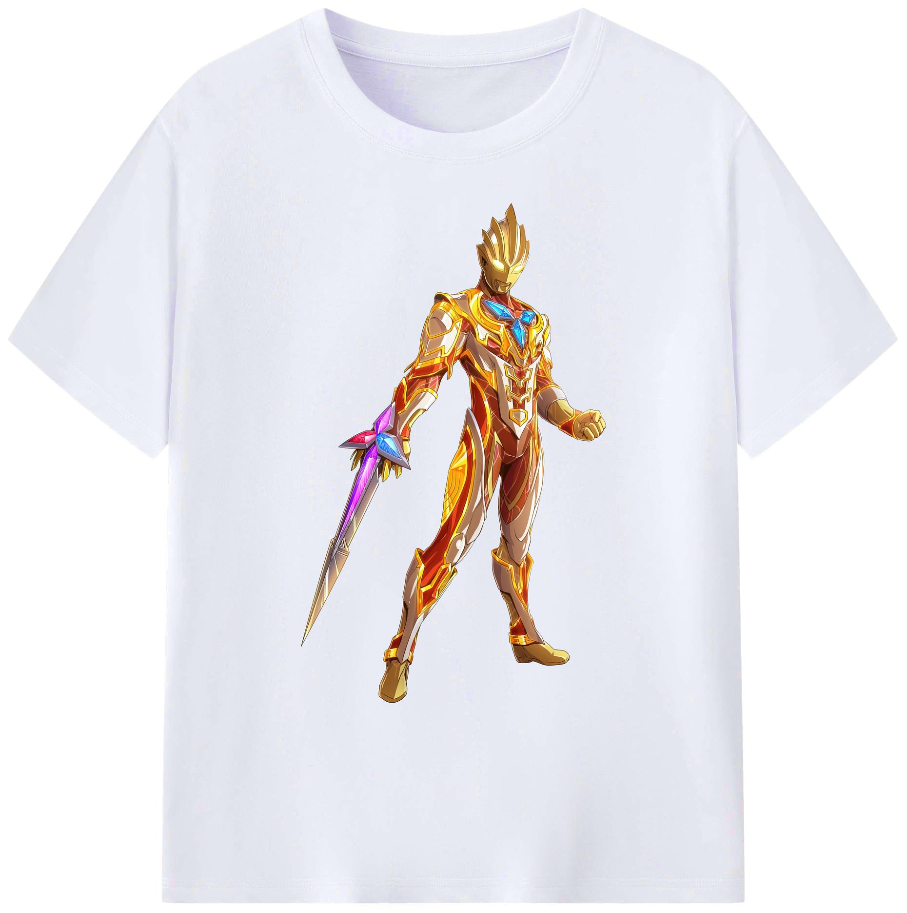（画像用） ウルトラマン Ultraman 綿100％ メンズ半袖Tシャツ｜肌触りやわらか＆通気性