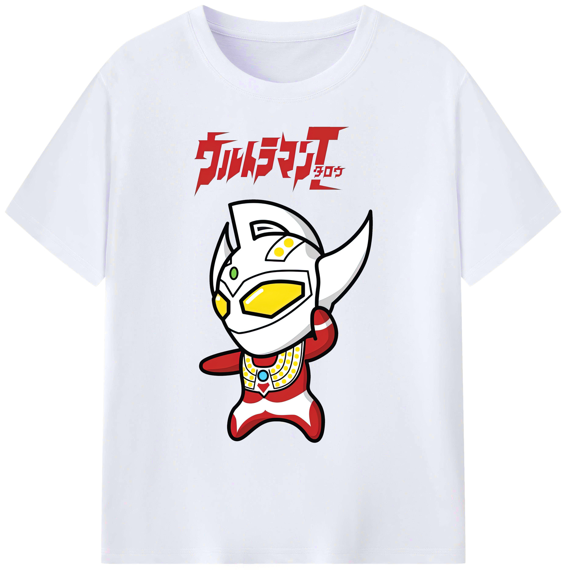 （画像用） ウルトラマン Ultraman 綿100％ メンズ半袖Tシャツ｜肌触りやわらか＆通気性