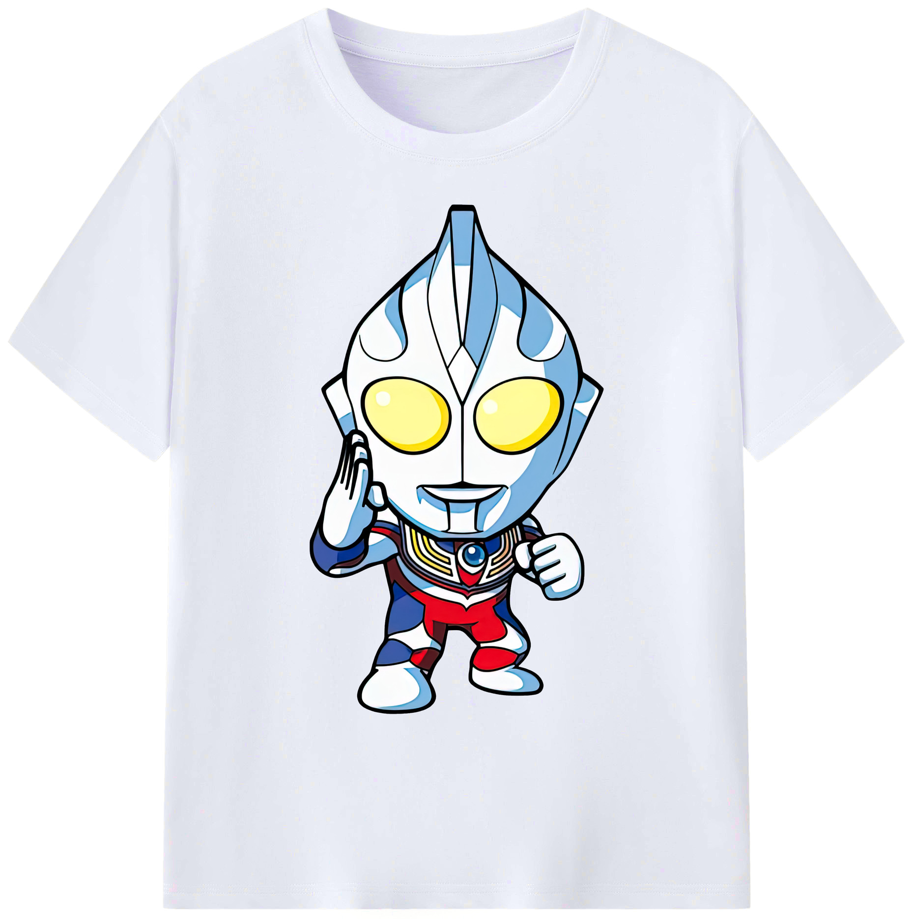 （画像用） ウルトラマン Ultraman 綿100％ メンズ半袖Tシャツ｜肌触りやわらか＆通気性