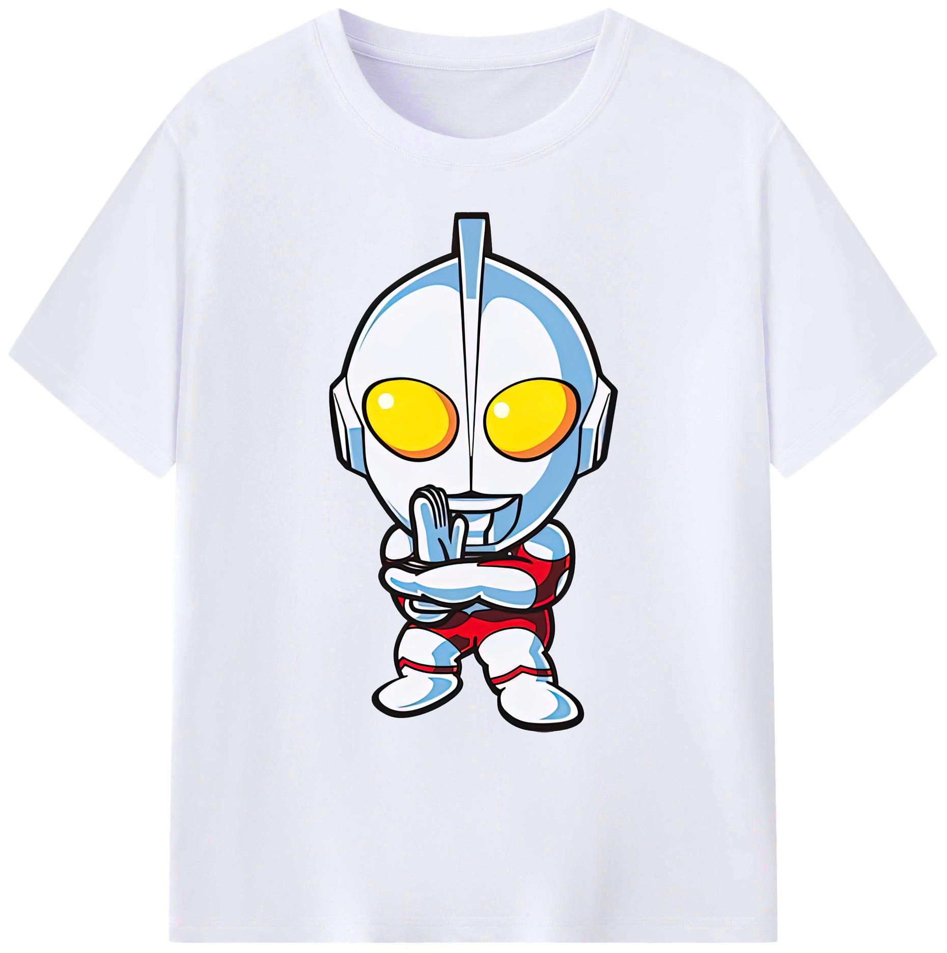 （画像用） ウルトラマン Ultraman 綿100％ メンズ半袖Tシャツ｜肌触りやわらか＆通気性