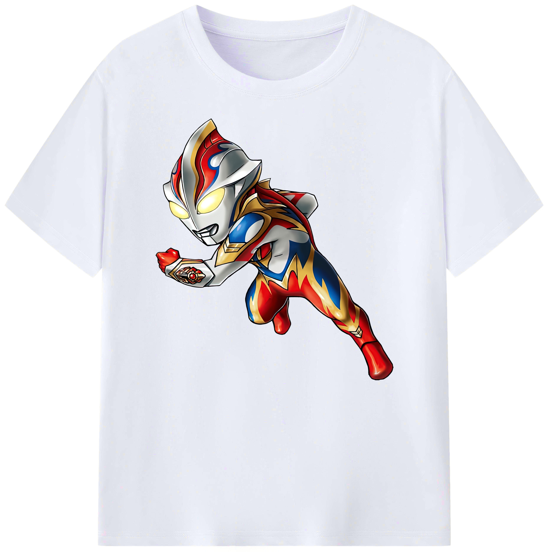 （画像用） ウルトラマン Ultraman 綿100％ メンズ半袖Tシャツ｜肌触りやわらか＆通気性