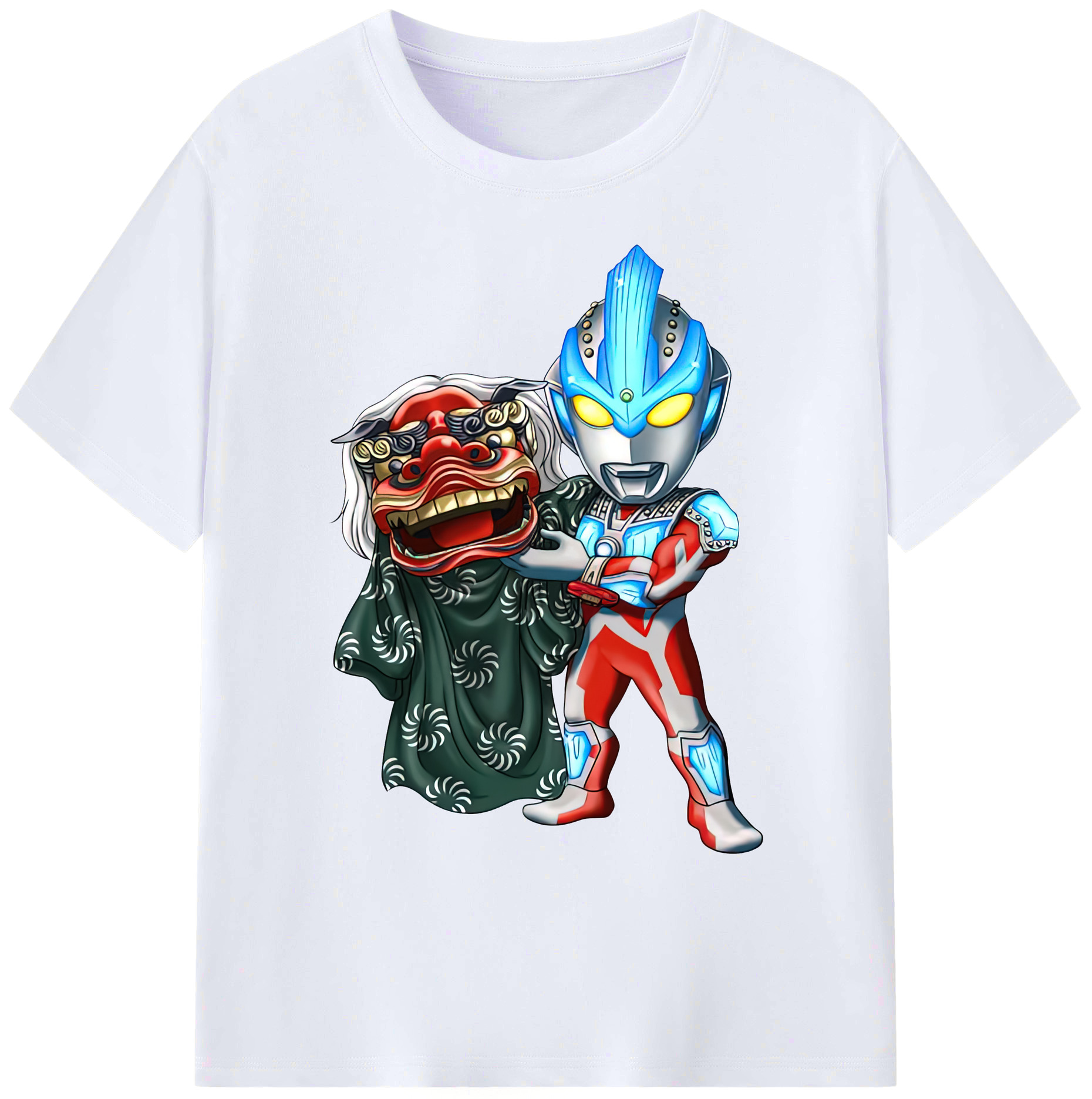 （画像用） ウルトラマン Ultraman 綿100％ メンズ半袖Tシャツ｜肌触りやわらか＆通気性