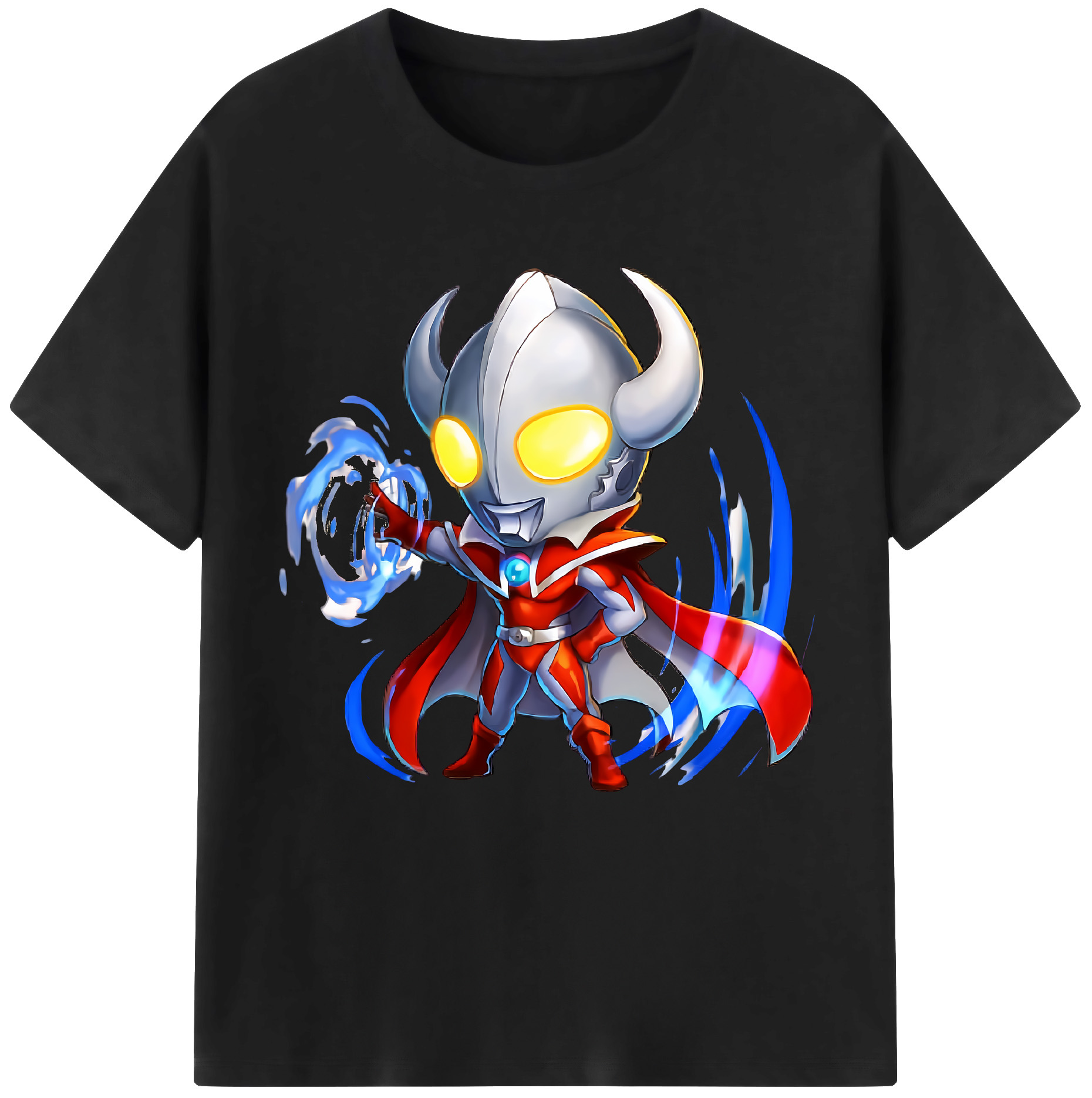 （画像用） ウルトラマン Ultraman レディースカジュアルプリントTシャツ（綿100％）